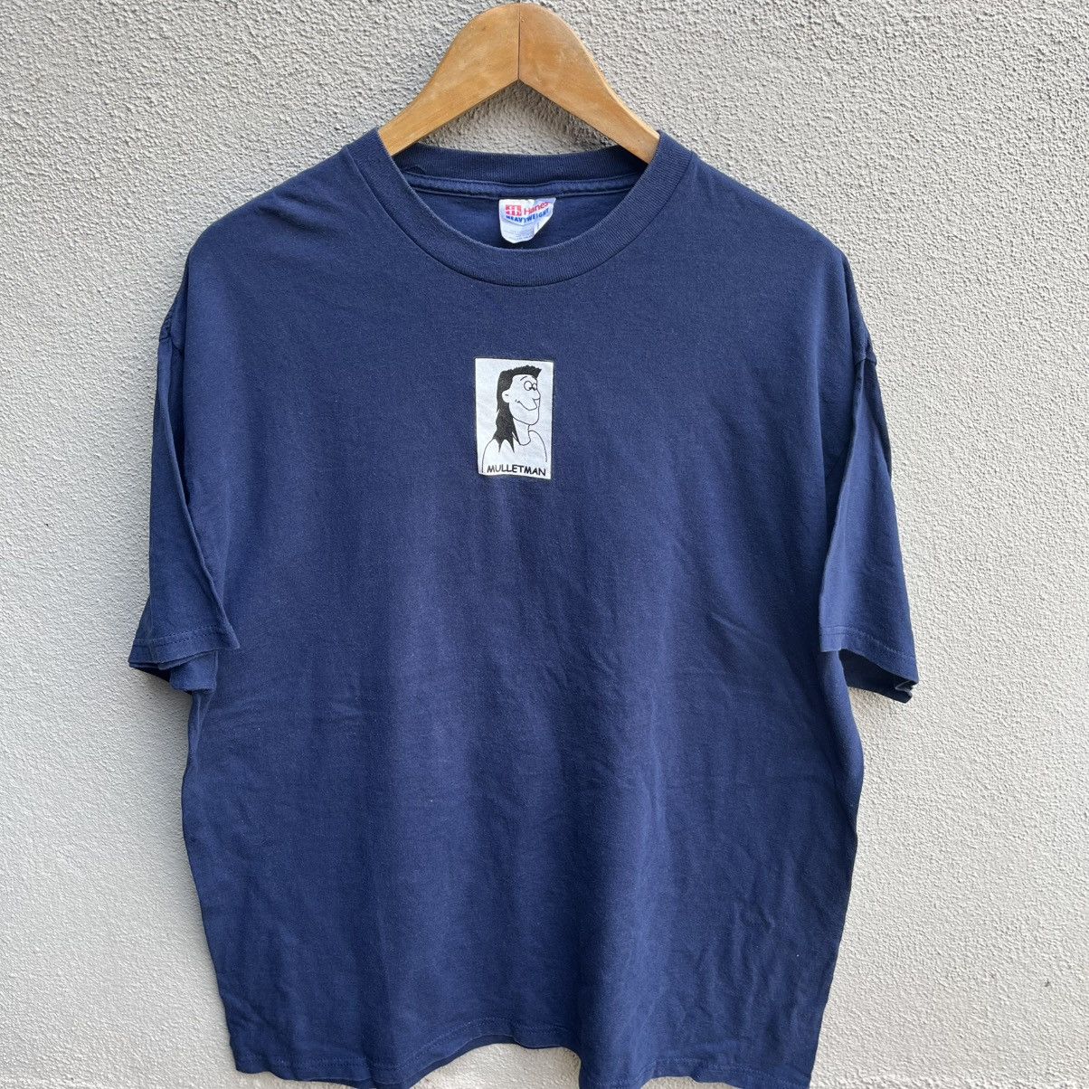 Vintage Vintage MULLETMAN graphic tee hairstyle Size US XL / EU 56 / 4 - 2 Thumbnail
