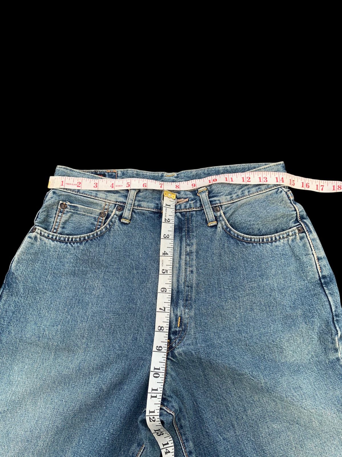 Kapital VINTAGE SOMETHING EDWIN SELVEDGE BAGGY DISTRESSED DENIM Size US 28 / EU 44 - 17 Thumbnail