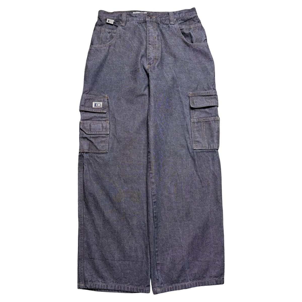 Other Vintage Culture Y2K Gray Denim Jeans Wide Leg Skater 34X32 Size US 34 / EU 50 - 1 Thumbnail