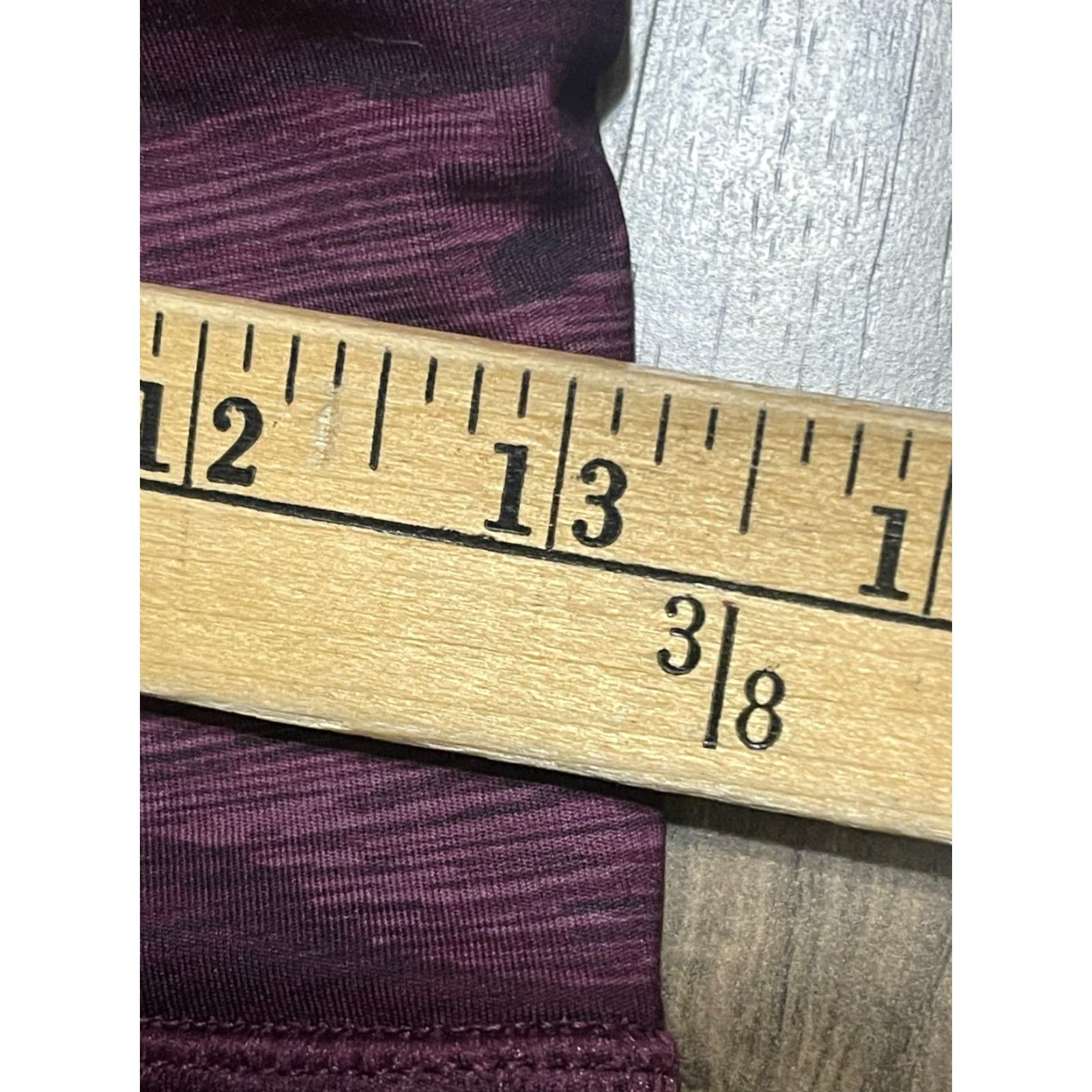 Avia Avia Leggings, Women's XS, Pull On, Camouflage, Purple, Size XS, Casual, Ankle, Inseam 28 in, Colorful, Fall, Spring, Summer, Regular, Women, Pants Size 26" / US 2 / IT 38 - 3 Thumbnail