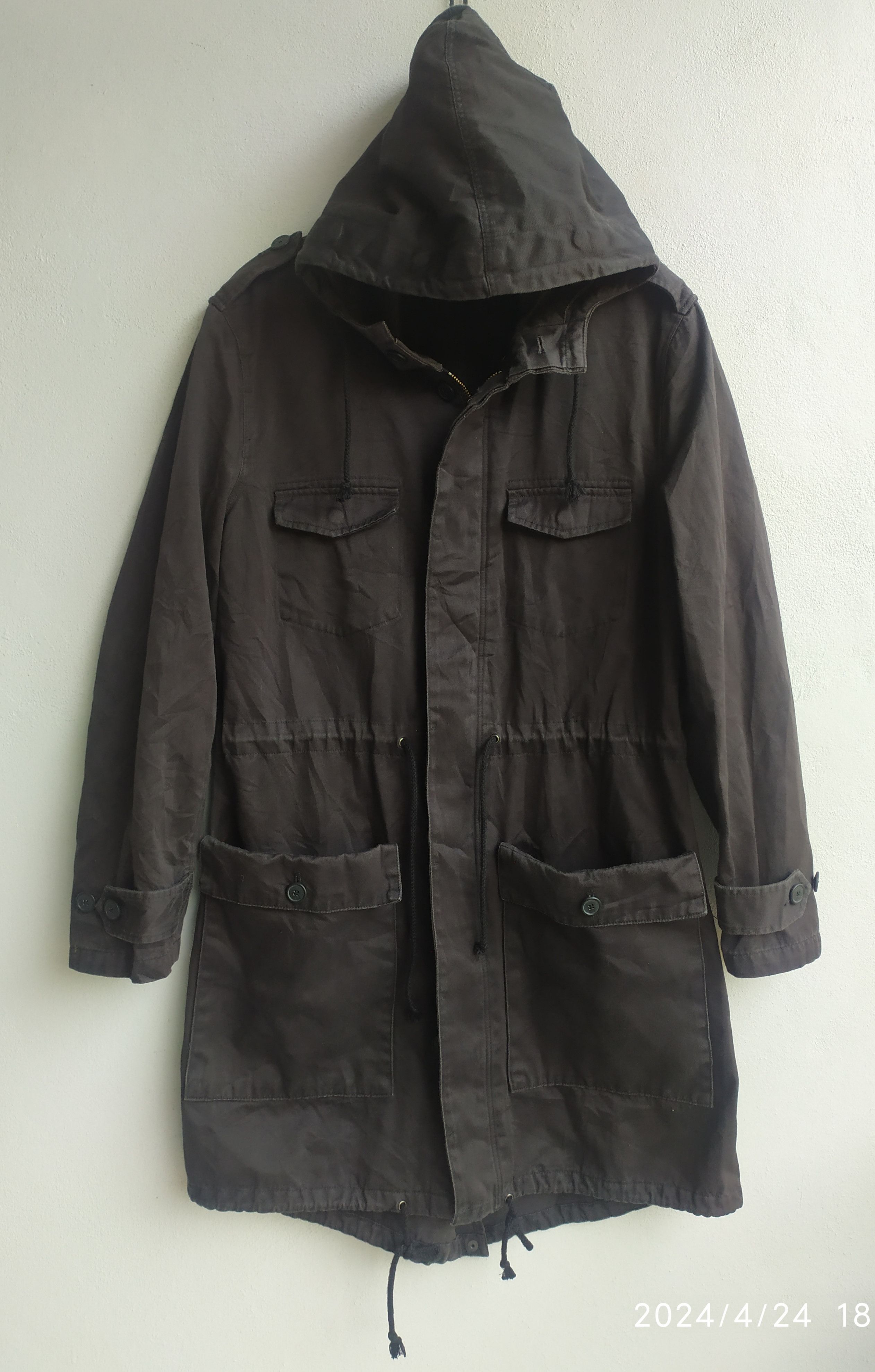 Levi's Vintage Levi's Long Coat Jacket Size Large Size US L / EU 52-54 / 3 - 1 Thumbnail