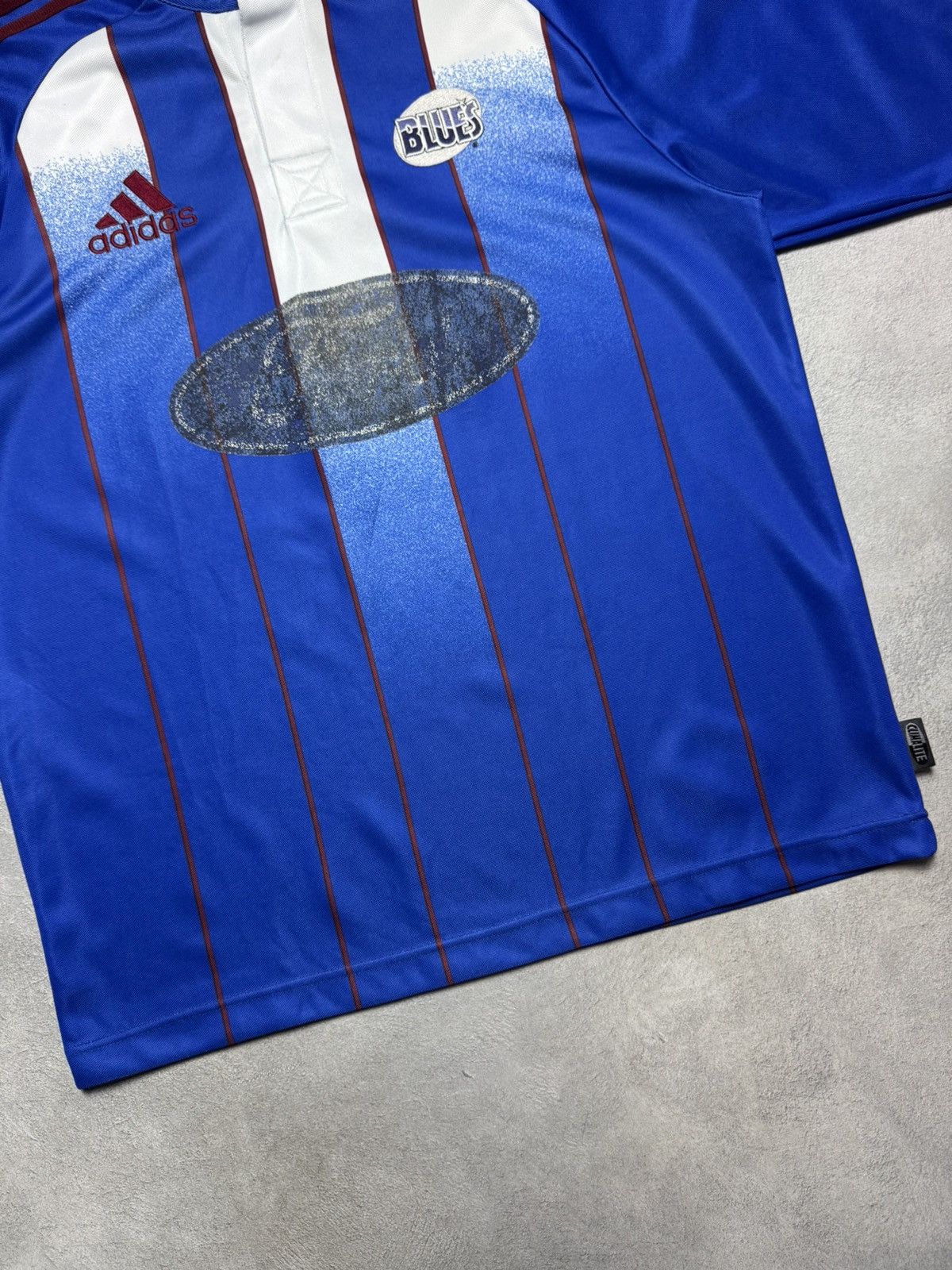 Adidas Auckland Blues 1999 2000 Home Rugby Shirt Jersey Adidas Size US L / EU 52-54 / 3 - 4 Thumbnail