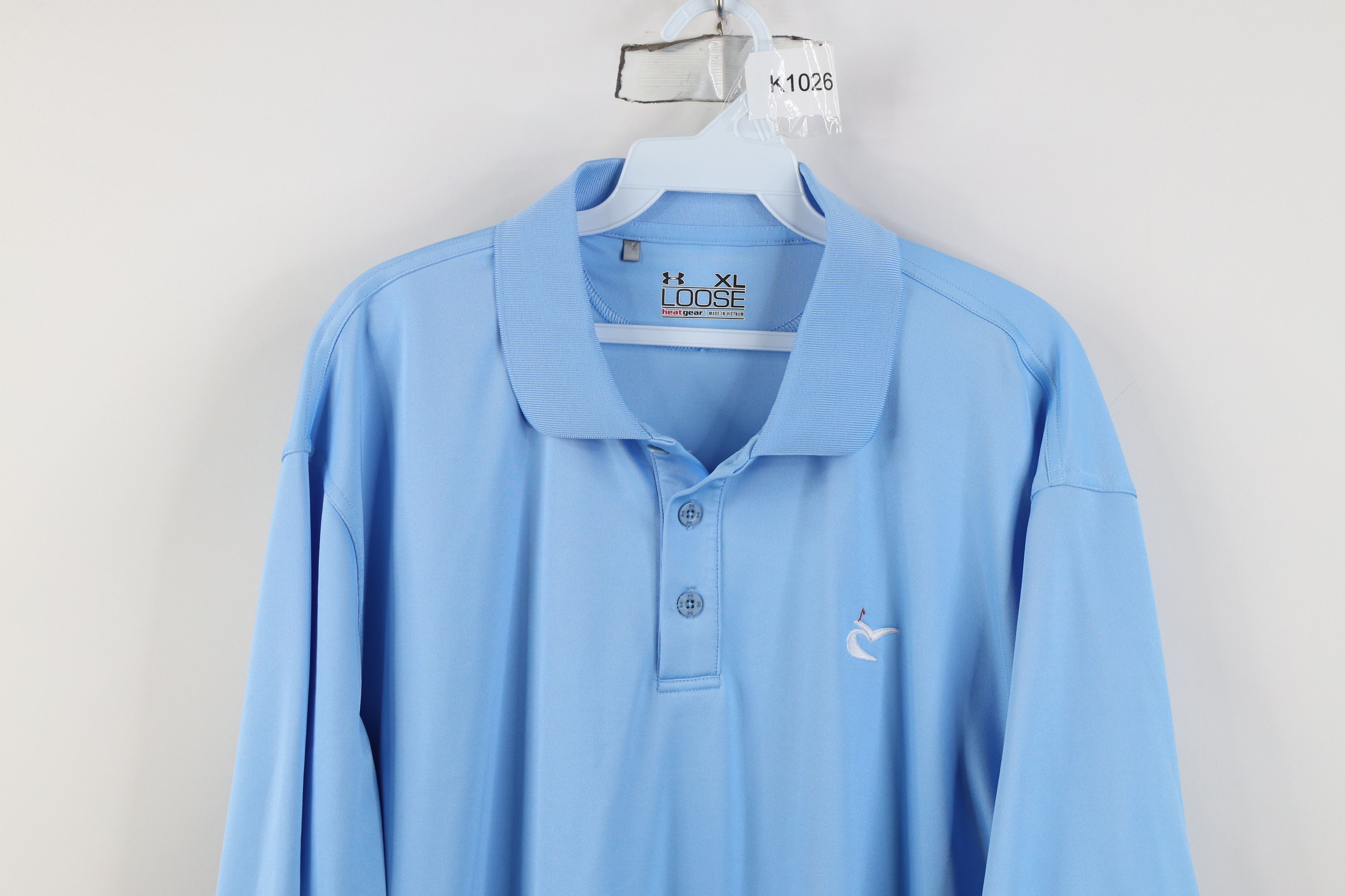 Under Armour Under Armour Caves Valley Golf Club Collared Polo Shirt Blue Size US XL / EU 56 / 4 - 2 Thumbnail
