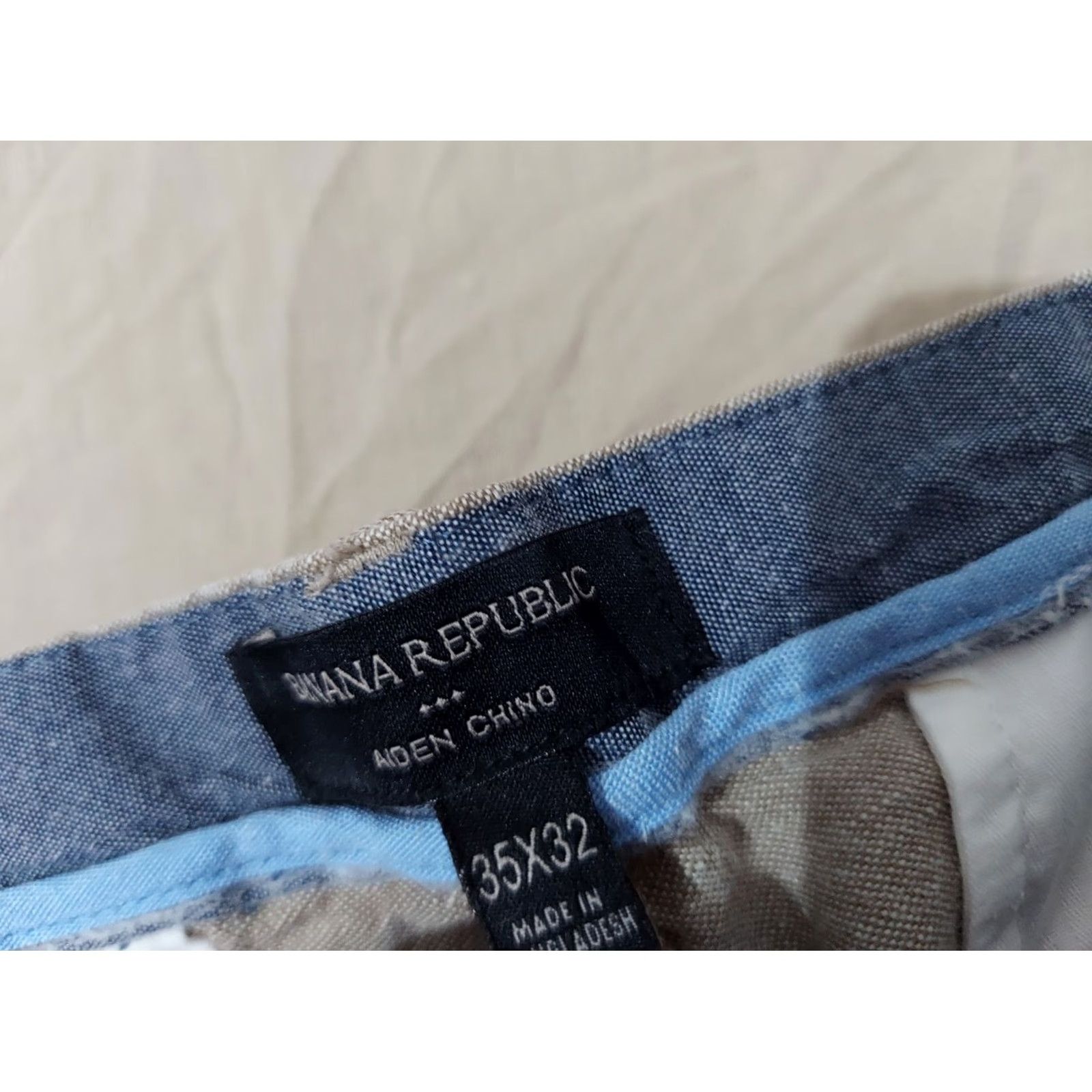 Banana Republic VINTAGE Banana Republic Pants Dress Pants Linen Beige Khaki 35x32 36x30 Mens Mens Size US 32 / EU 48 - 5 Thumbnail