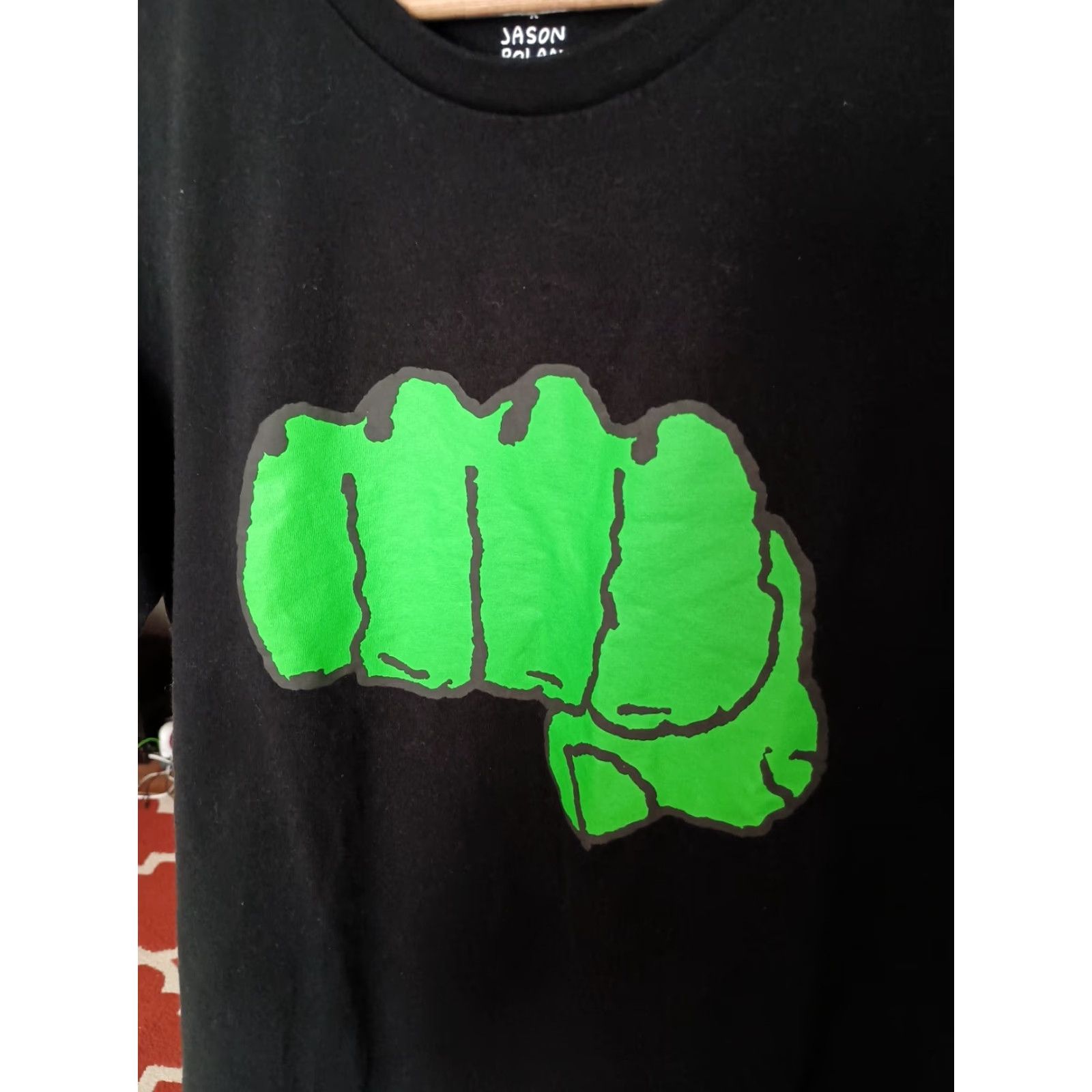 Uniqlo VINTAGE Uniqlo Marvel Hulk Jason Polan T-shirt Mens L Black Size US L / EU 52-54 / 3 - 3 Thumbnail