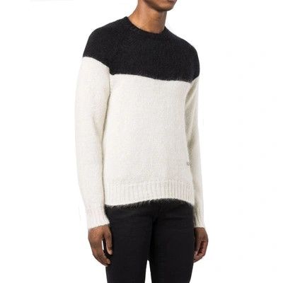 Alexander McQueen o1y1024 Sweater in Ivory/Black Size US L / EU 52-54 / 3 - 2 Thumbnail