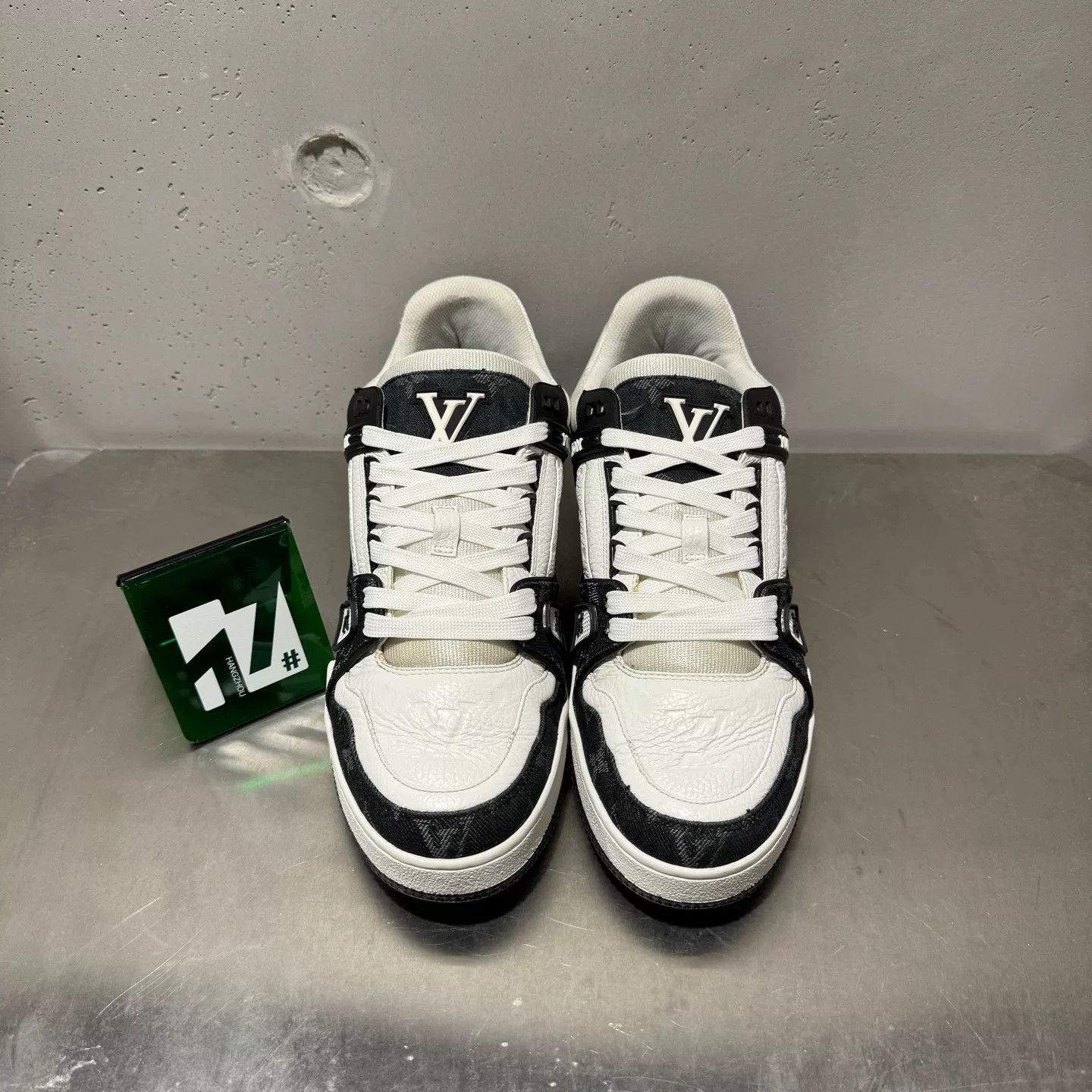 Louis Vuitton Louis Vuitton Training Denim Black Lowtop Sneakers 40 Men Size US 7.5 / EU 40-41 - 1 Thumbnail