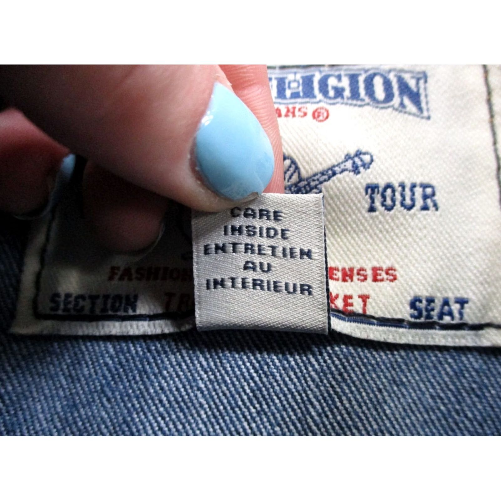 True Religion True Religion Jacket Womens XS Blue Denim Trucker Shirt Jacket Cassual Workwear Outdoor Outdoors Size 26" / US 2 / IT 38 - 7 Thumbnail