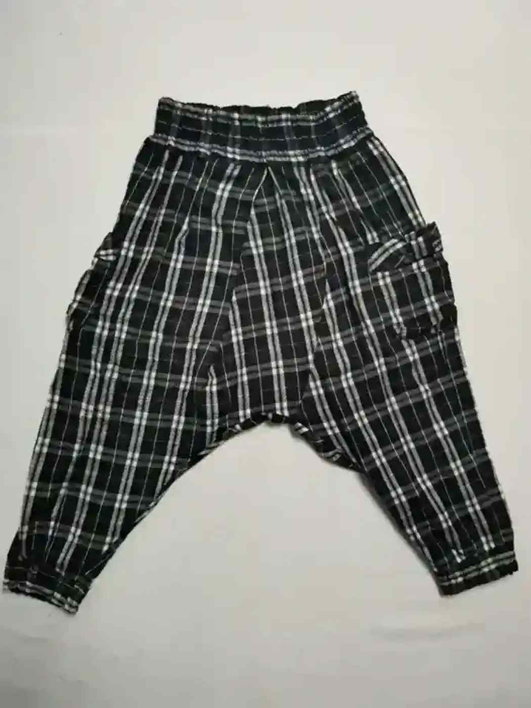Vintage Style Square & Stripe Design Parcour Pants Size US 26 / EU 42 - 1 Thumbnail