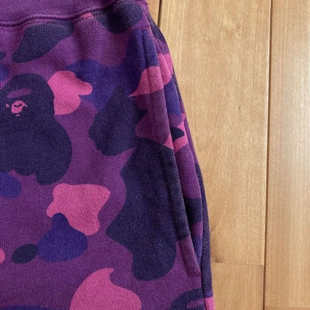 Bape BAPE Sweat shorts purple camo a bathing ape ★size XL Size US 36 / EU 52 - 3 Thumbnail