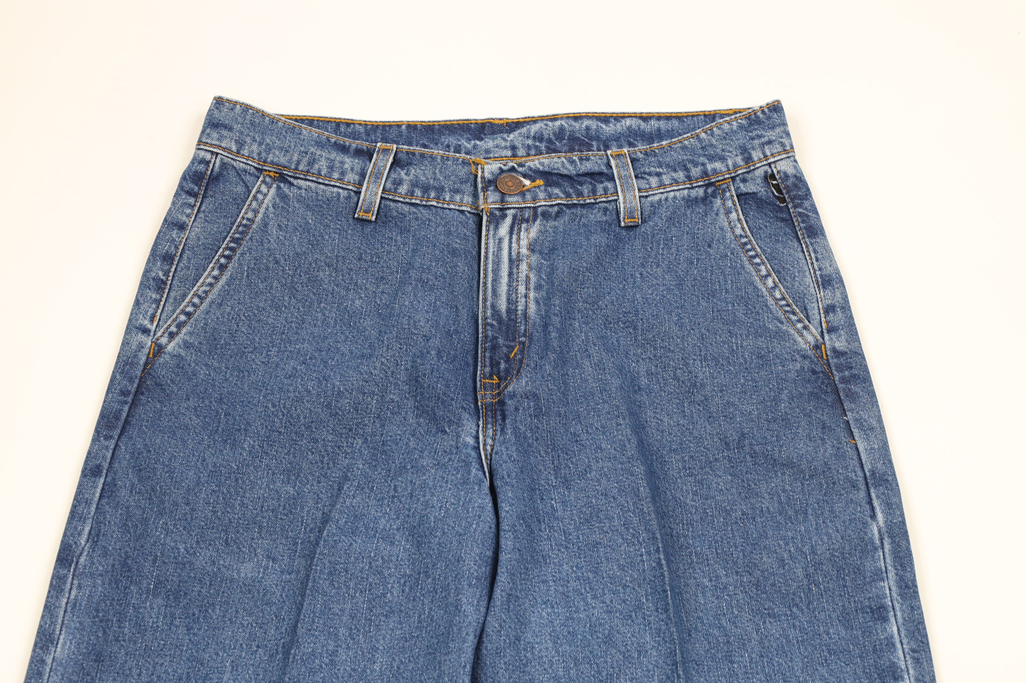 Levi's × Vintage Vintage 90s Levis Baggy Fit Wide Leg Denim Jeans Blue Cotton Size 28" / US 6 / IT 42 - 2 Thumbnail