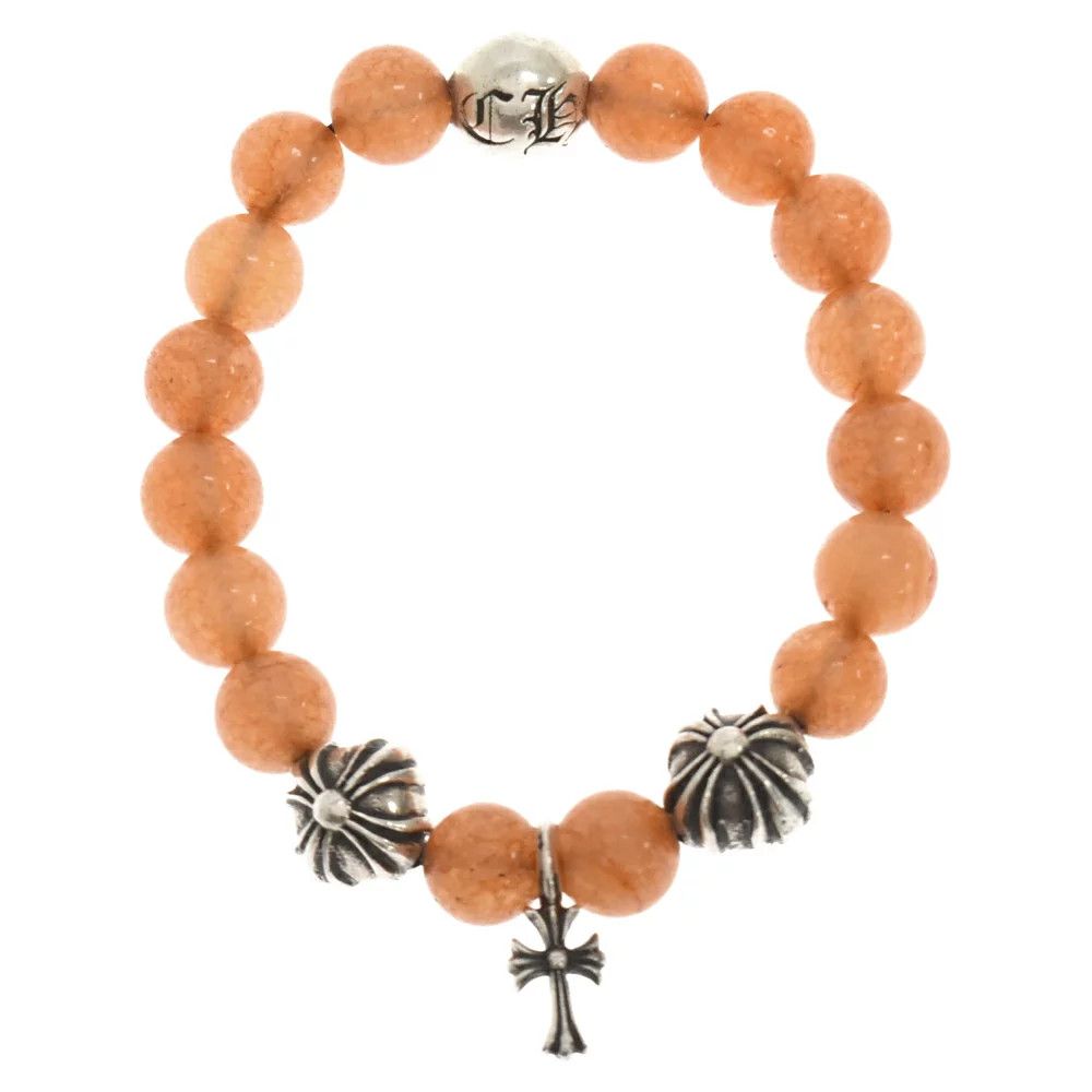 image of Chrome Hearts Orange Bead Bracelet, Men's