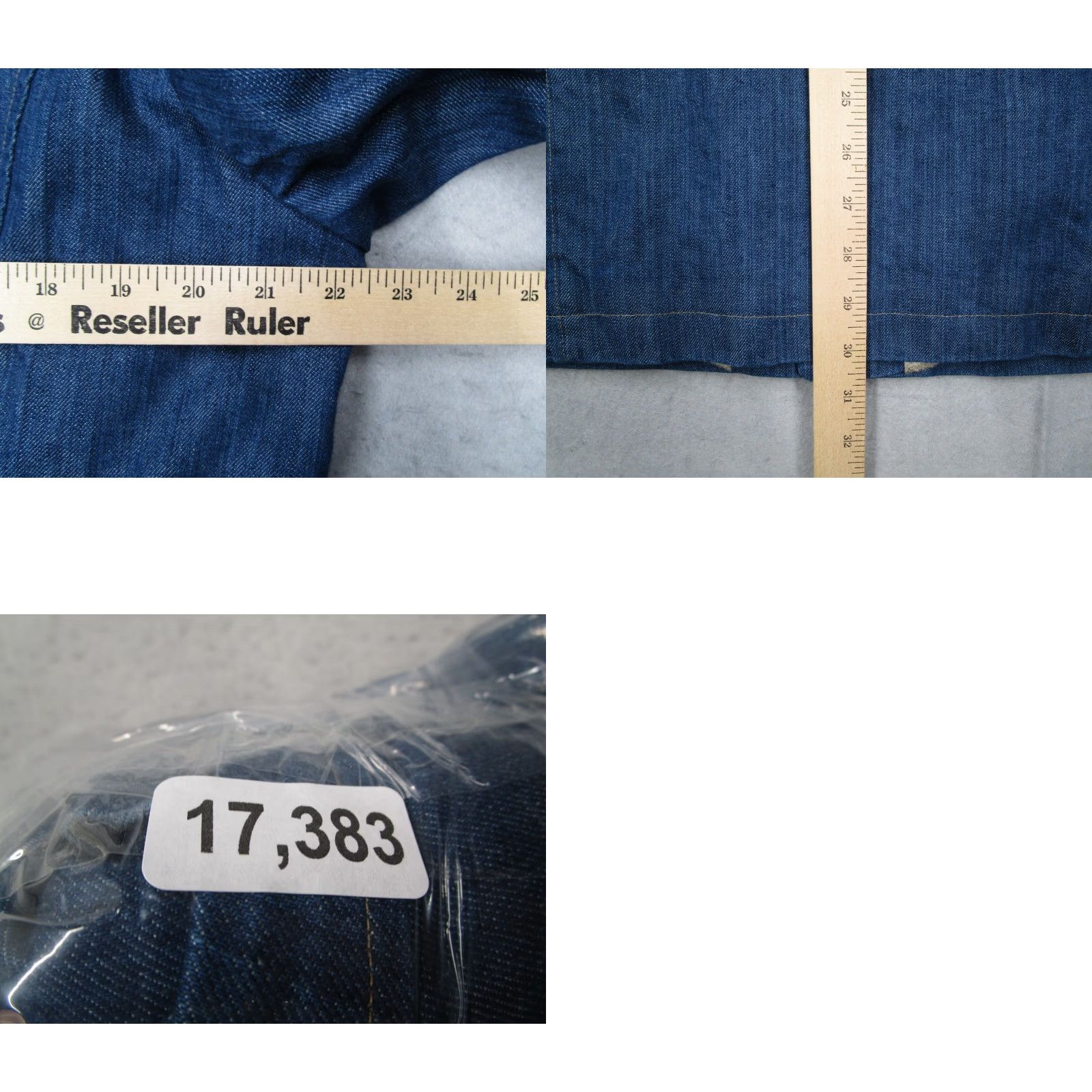 Denime AMERICAN HIGHWAY Jacket Mens Large Blue Denim Button Up USA Size US L / EU 52-54 / 3 - 8 Thumbnail