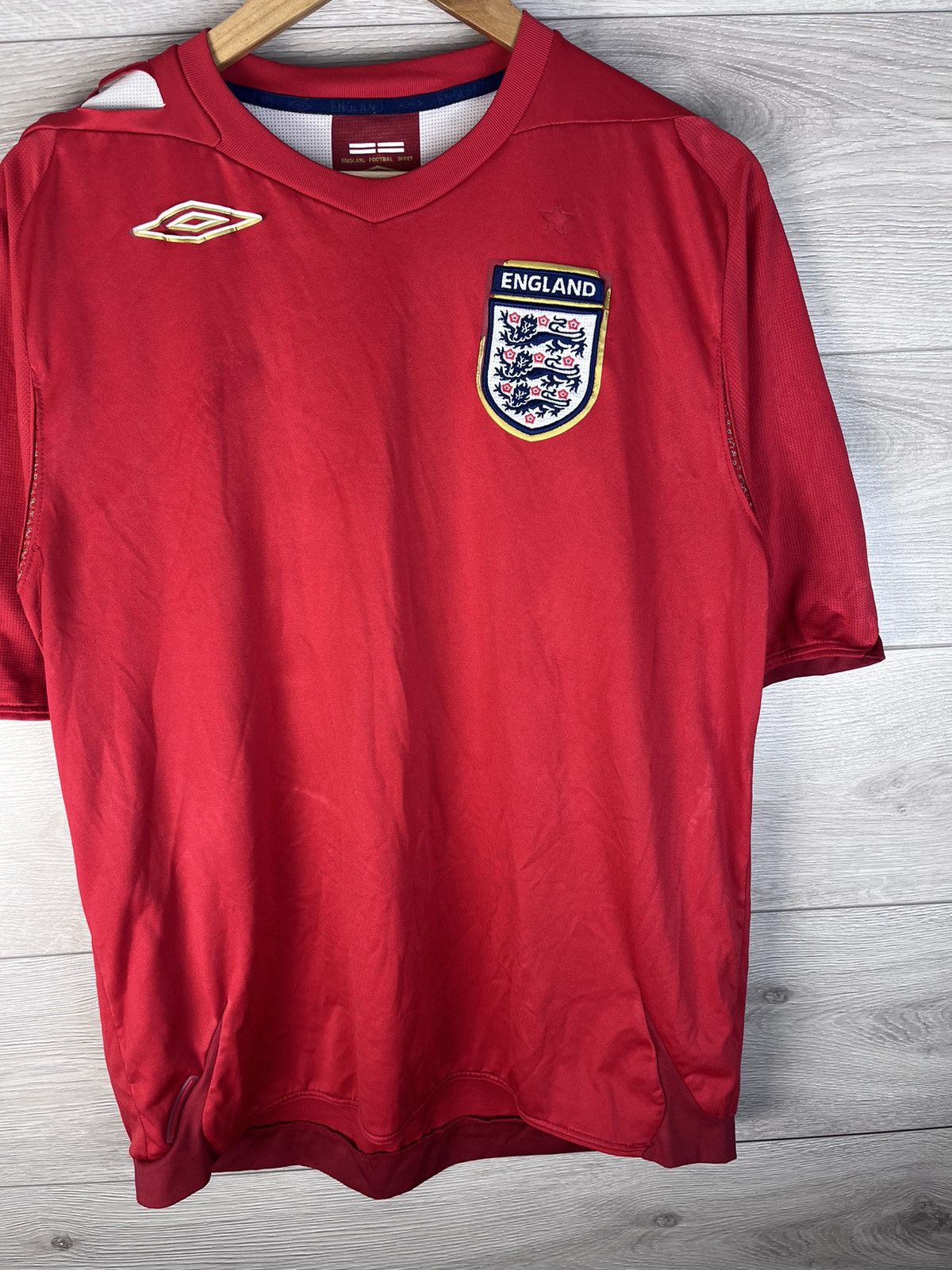 Umbro Vintage mens soccer jerseys Umbro England Size US XL / EU 56 / 4 - 3 Thumbnail
