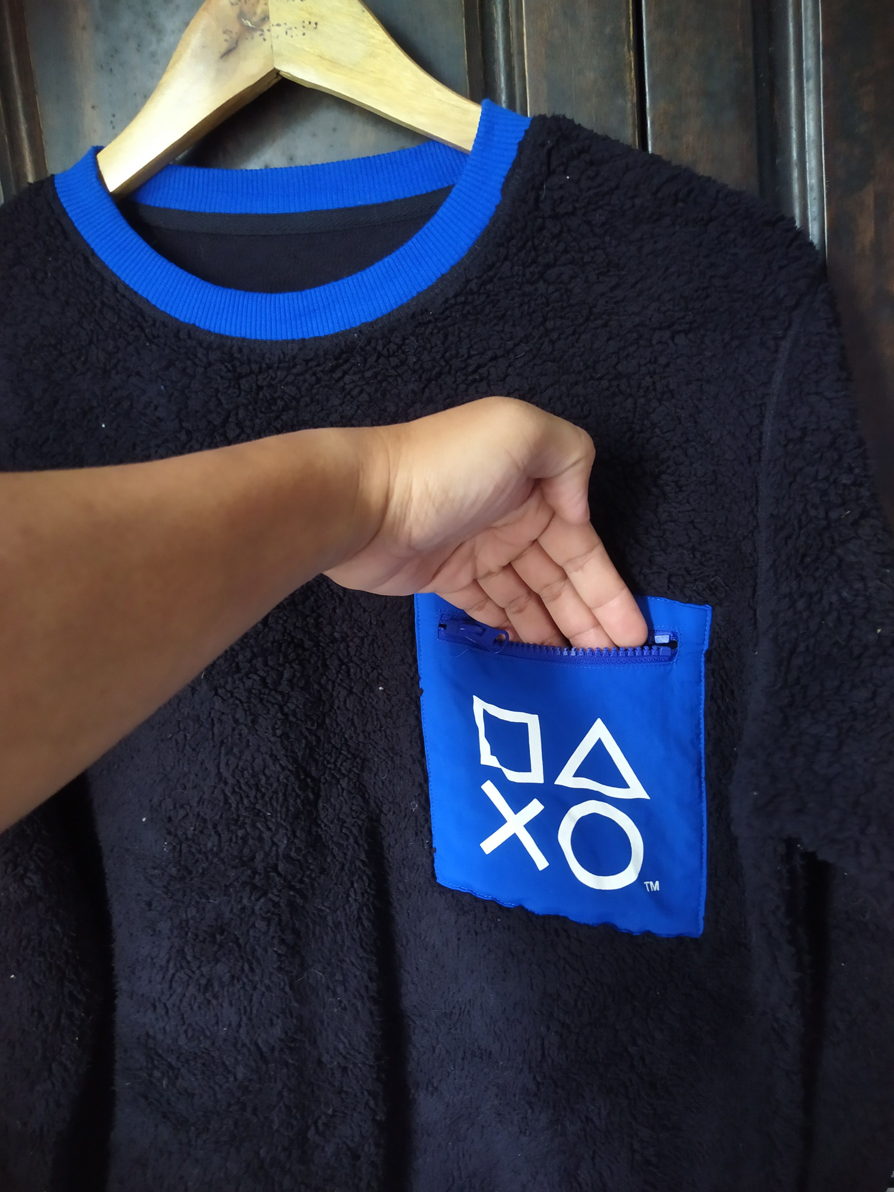 The Game Playstation x GU Fleece Sweatshirt Vintage Size US M / EU 48-50 / 2 - 5 Thumbnail