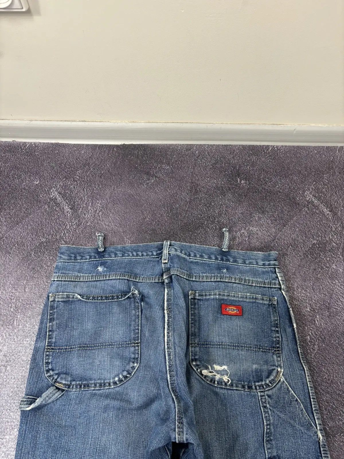 Dickies × Vintage Vintage Dickies Y2K Blue Denim Hype Baggy Jeans Size US 36 / EU 52 - 4 Thumbnail