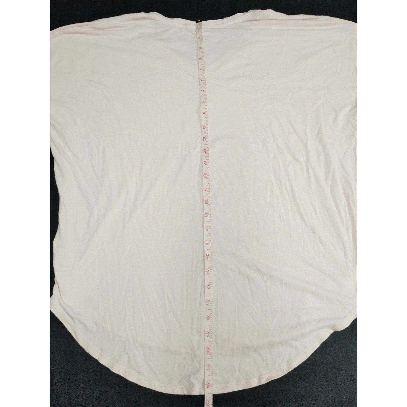 BP. bp Pale Blush V-Neck Short Sleeve Tee Size M / US 6-8 / IT 42-44 - 4 Thumbnail