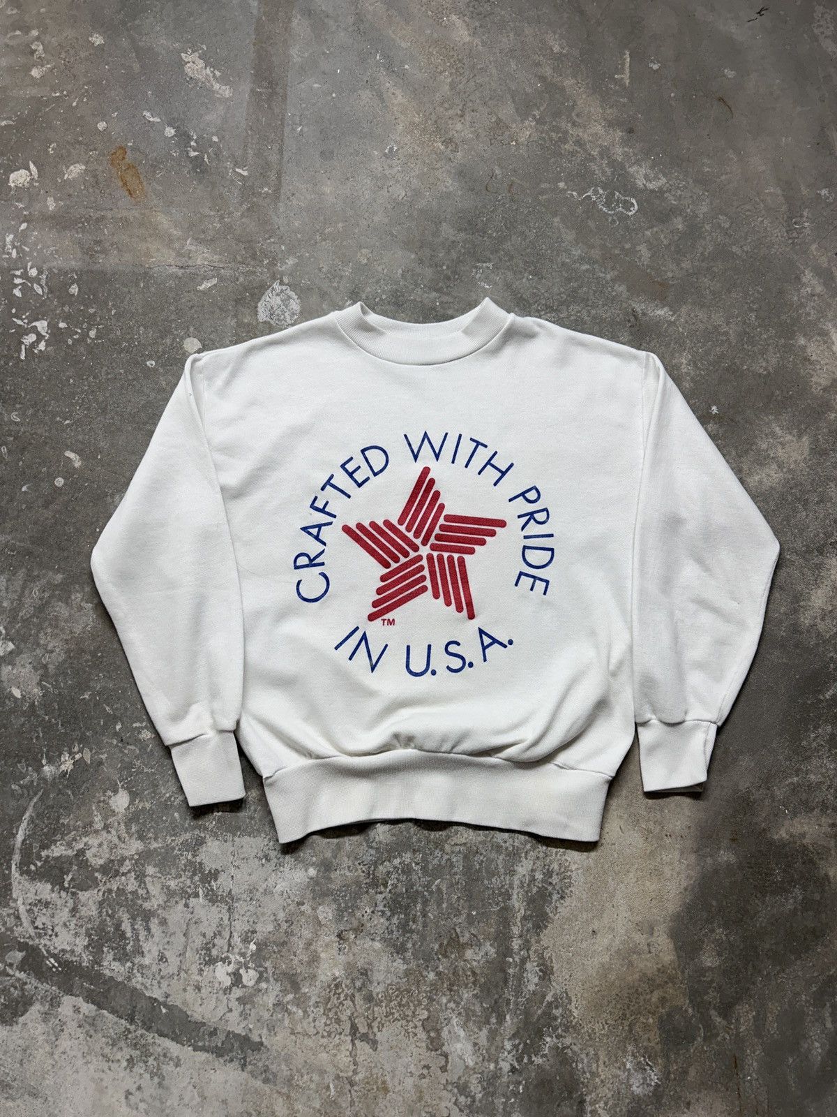 Wrangler Vintage 80’s Wrangler Crafted With Pride In USA Promo Sweat Size US S / EU 44-46 / 1 - 1 Thumbnail