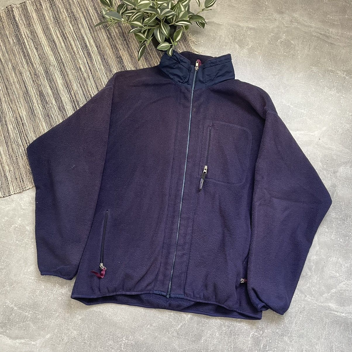 Japanese Brand × Patagonia × Vintage VINTAGE SHERPA PATAGONIA FLEECE JACKET SYNCHILA 90s arc sun Size US XL / EU 56 / 4 - 1 Thumbnail