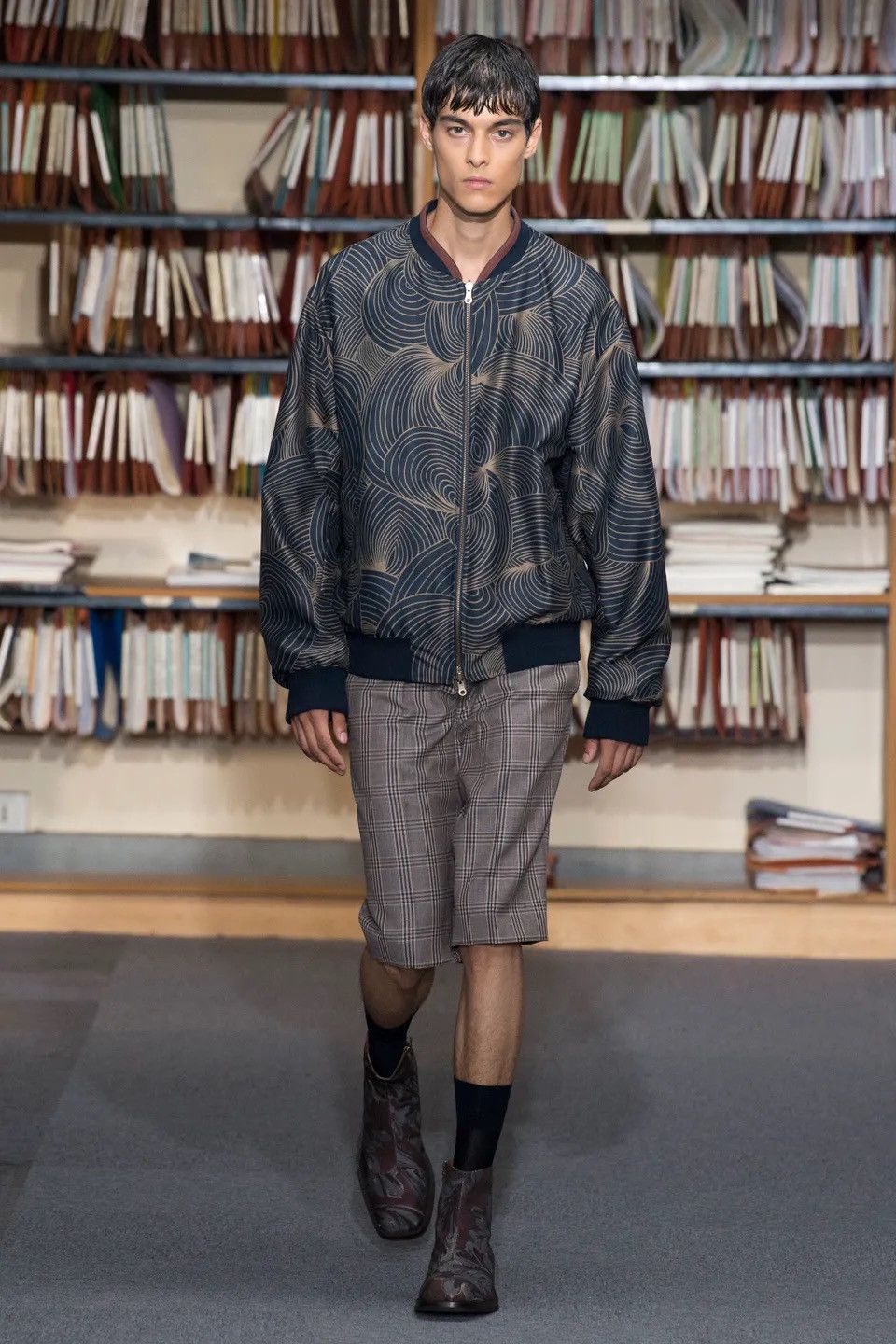 Dries Van Noten Dries Van Noten Volker Swirl Bomber SS18 Tapestry 