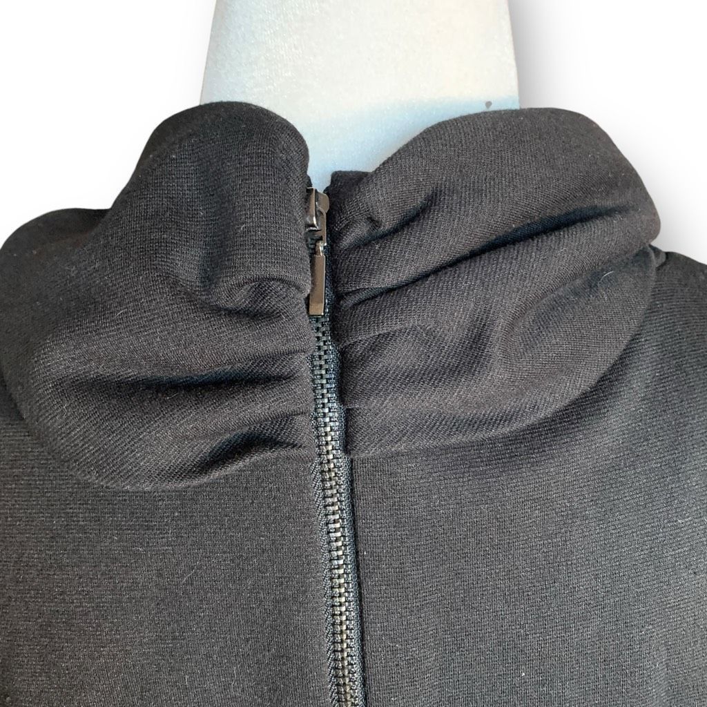 Saks Fifth Avenue Saks Fifth Avenue Cap Sleeve Knee Length Black Cowl Neck Dre Size M / US 6-8 / IT 42-44 - 7 Thumbnail