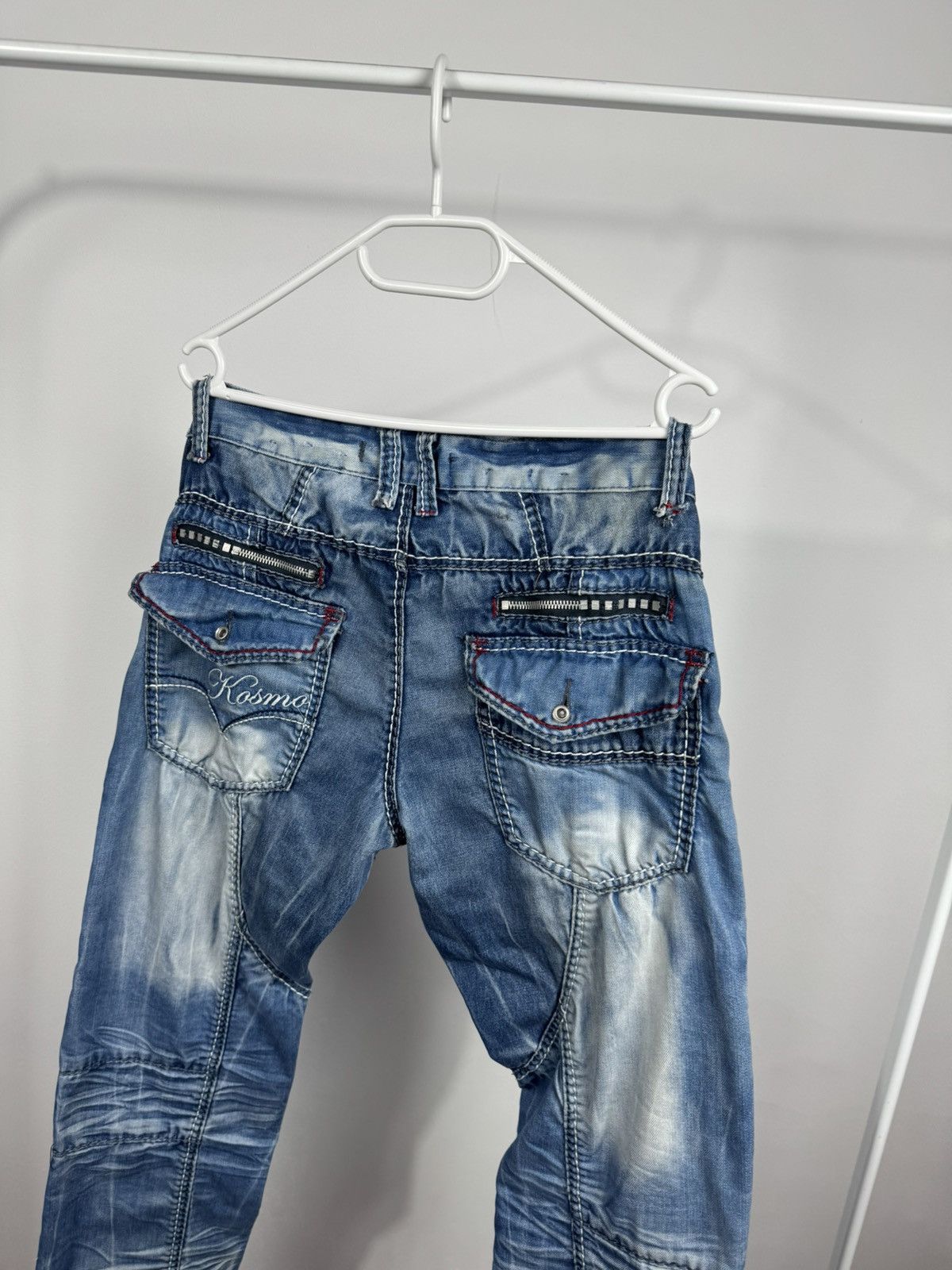 Other Kosmo Lupo Y2K Biker Cargo Jeans Moto Denim Pants W32 Size US 32 / EU 48 - 13 Thumbnail