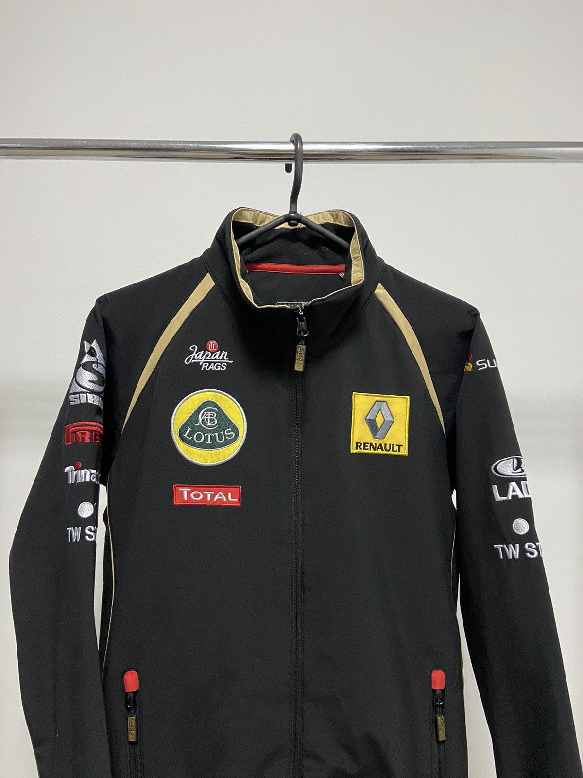 Vintage Lotus Racing zip Sweatshirt Big Logo soft shell jacket Size US L / EU 52-54 / 3 - 3 Thumbnail