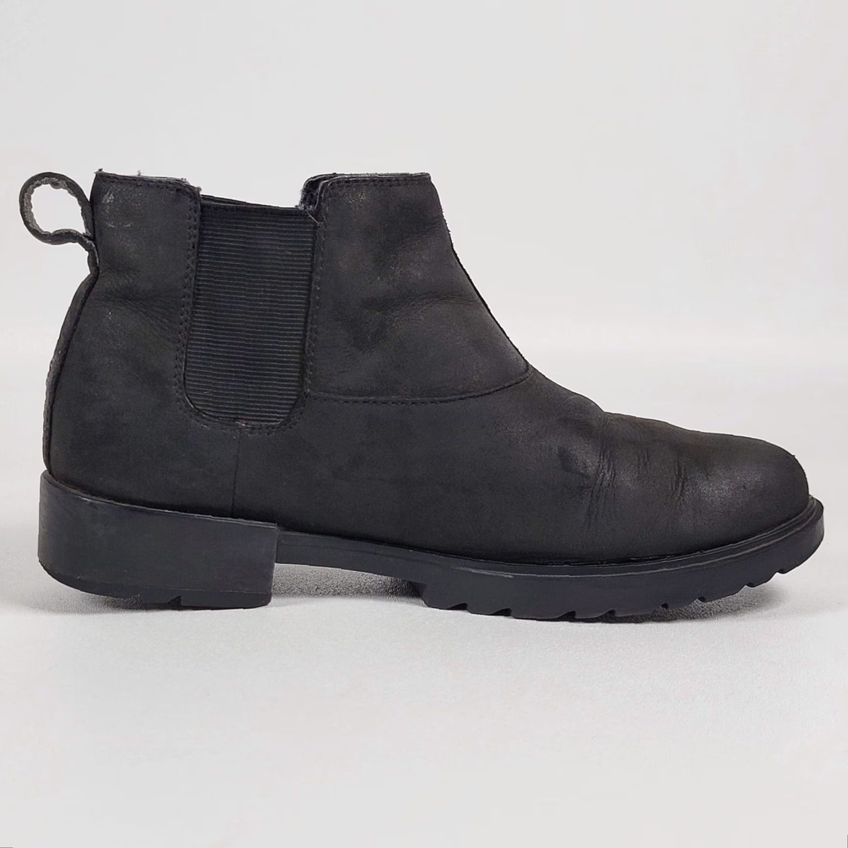 SOREL Sorel Emelie II Womens Chelsea Boots Black Leather Waterproof Size 8.5 US 39.5 Size US 9 / IT 39 - 5 Thumbnail