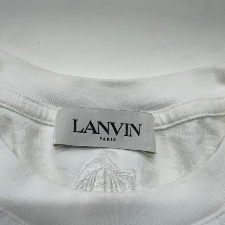 Lanvin Lanvin Poem Series Logo Print Long Sleeve T-Shirt -2507 Size US L / EU 52-54 / 3 - 5 Thumbnail