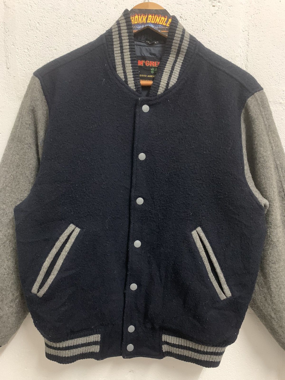 Japanese Brand × McGregor × Vintage Vintage Mc Gregor Bombers Jacket Wool Size US M / EU 48-50 / 2 - 3 Thumbnail