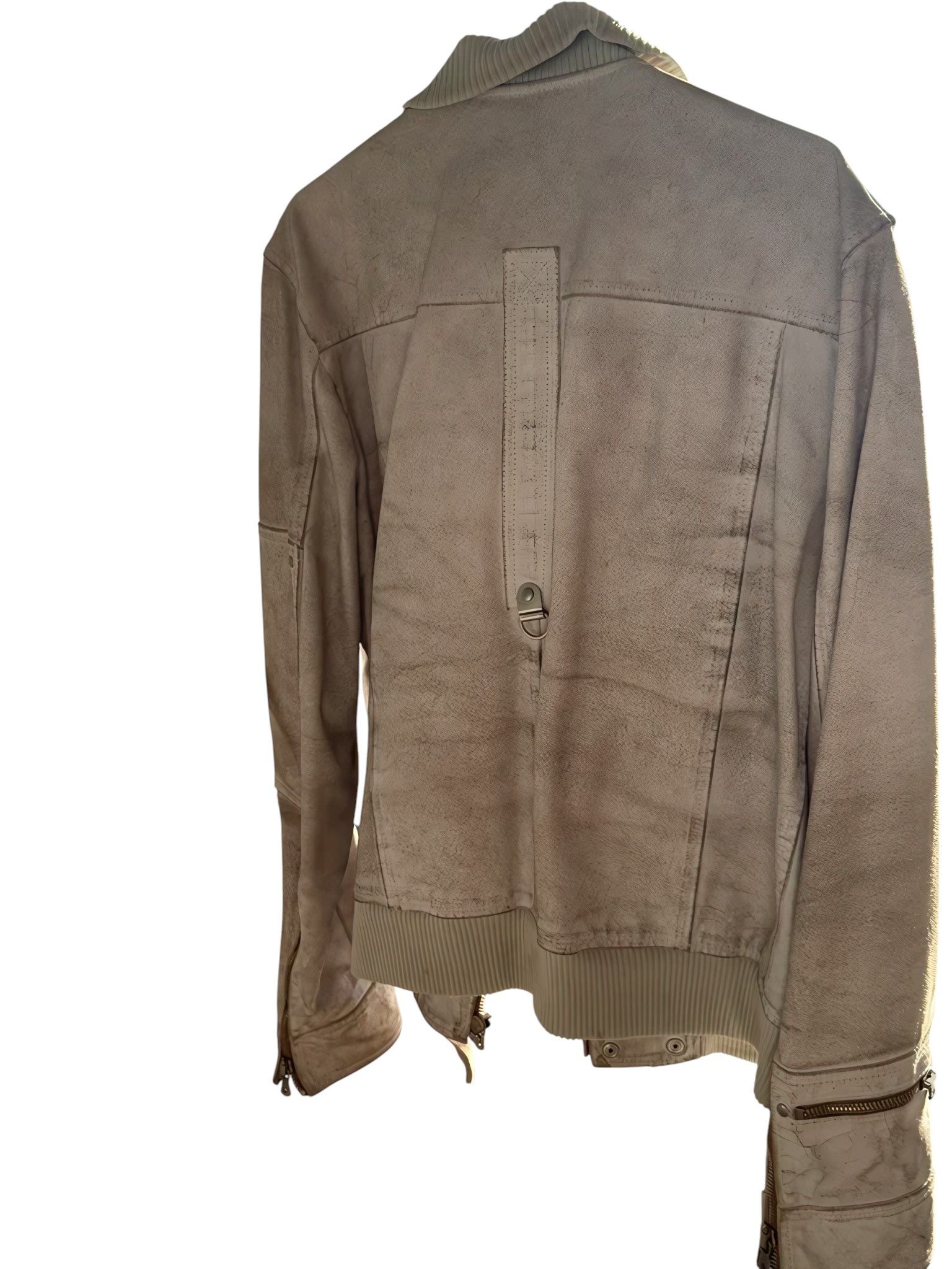 Dolce & Gabbana CALFSKIN LEATHER AGED JACKET Size US L / EU 52-54 / 3 - 3 Thumbnail