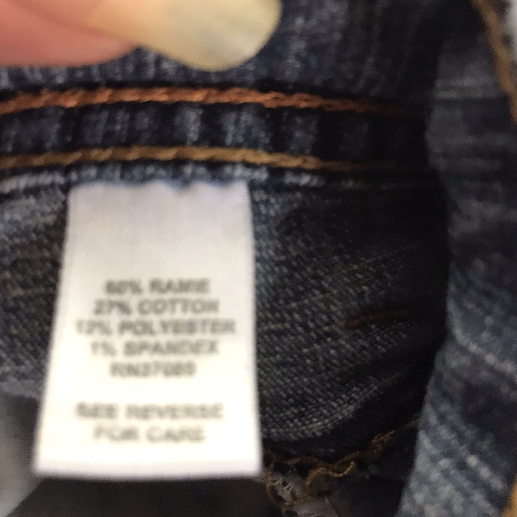 Vintage Cato Jeans Women 12 Mid Rise Cropped Denim Blue 5-Pocket Stretch Button Zip Size 34" / US 12 / IT 48 - 5 Thumbnail