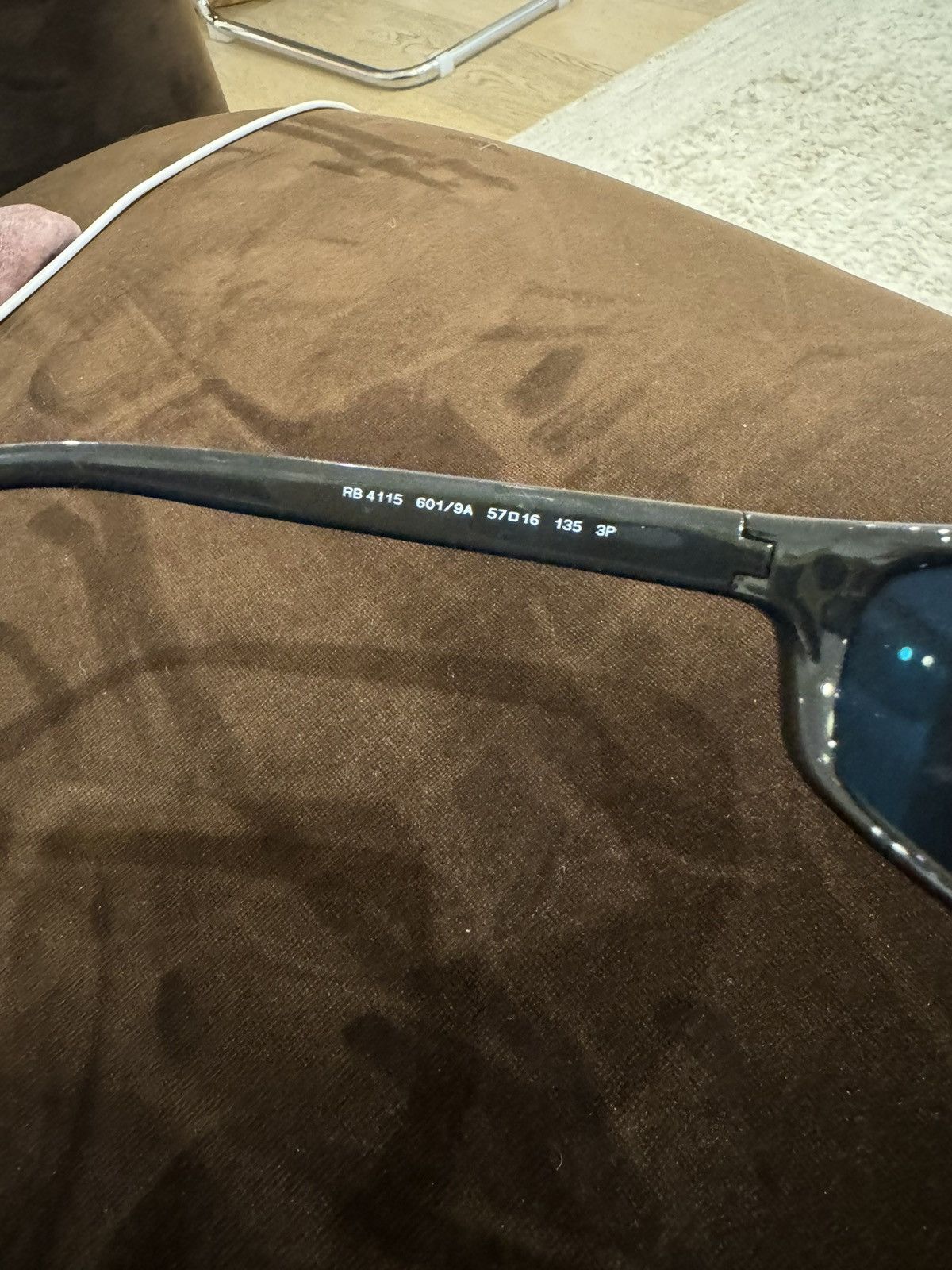 RayBan RayBan slim rectangular polarised sunglasses Size ONE SIZE - 3 Thumbnail