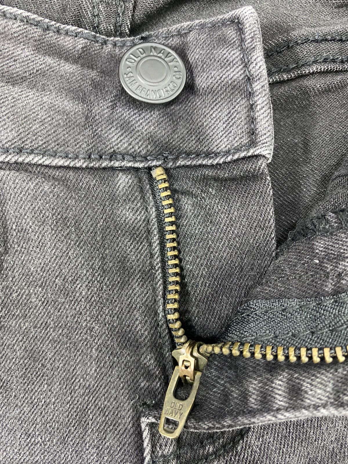 Japanese Brand Old Navy The Rock Star Black Jean's - J1015 Size 27" / US 4 / IT 40 - 8 Thumbnail
