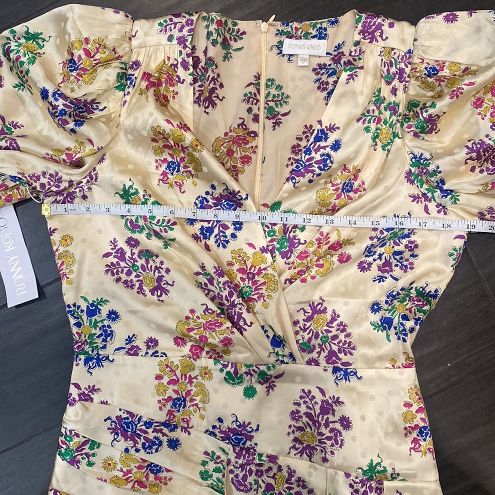 Other Revolve Ronny Kobo Monica Dress in Garden Floral SZ.L Size L / US 10 / IT 46 - 5 Thumbnail