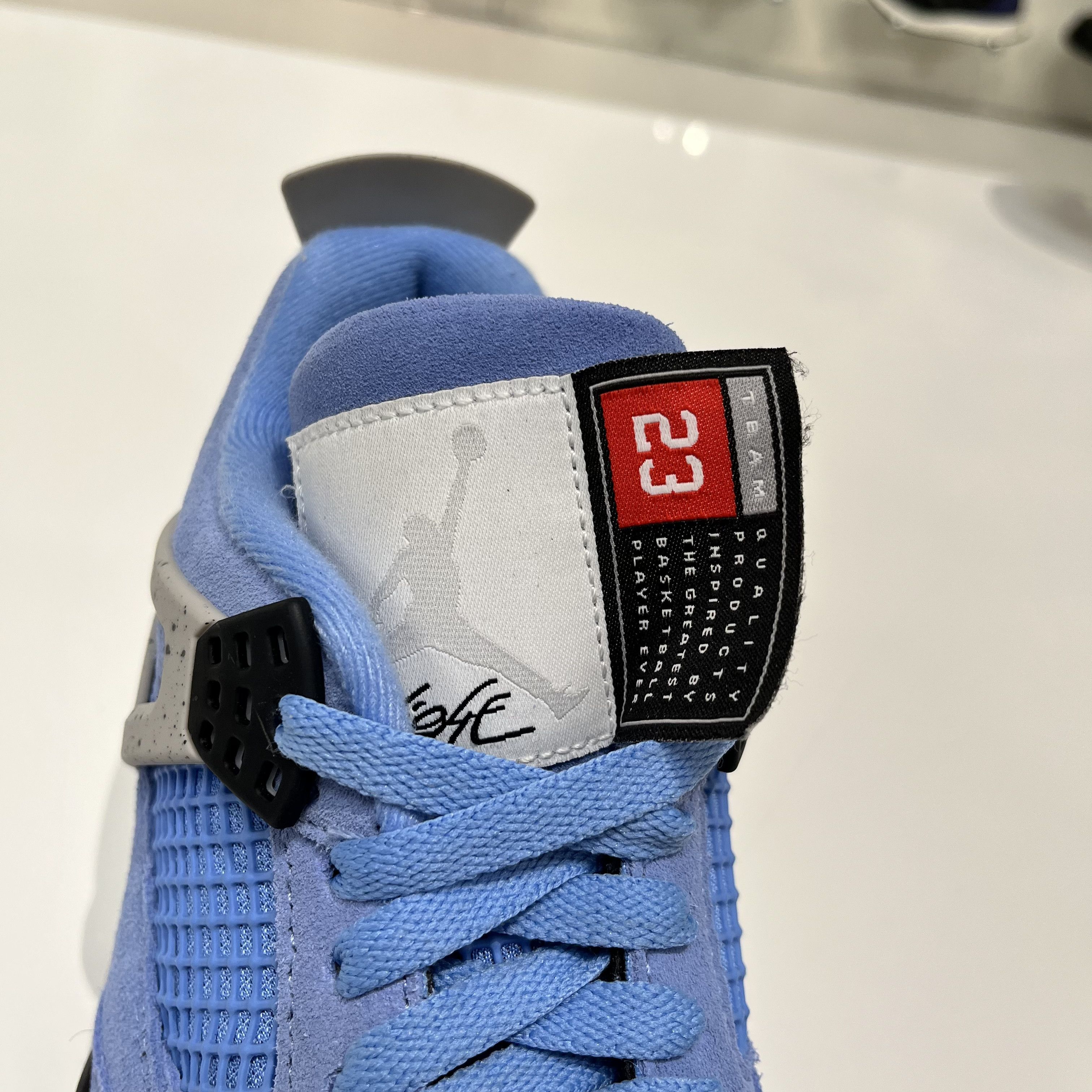 Nike Air Jordan 4 University Blue Size US 8.5 / EU 41-42 - 13 Thumbnail