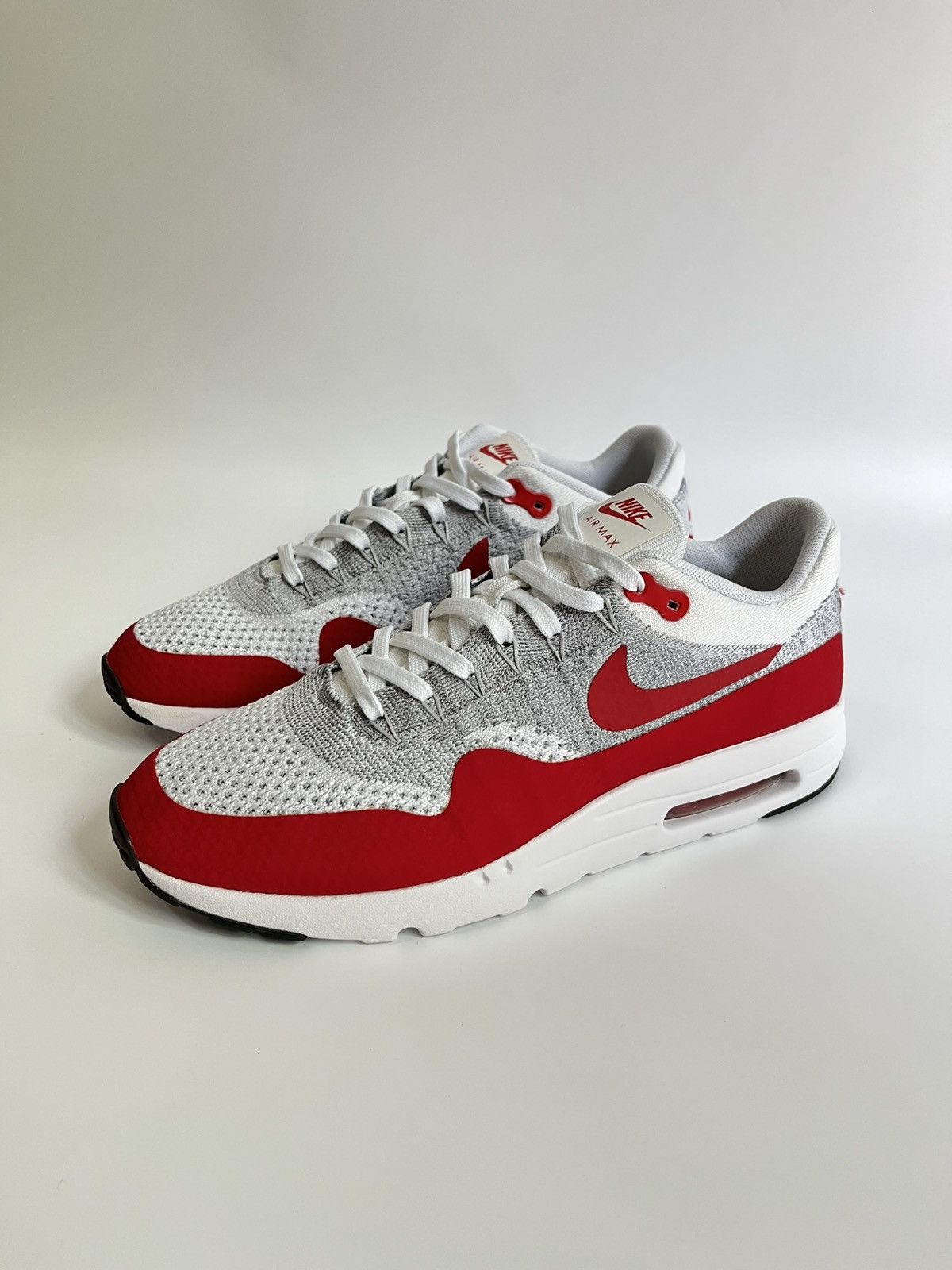 Nike Nike Air Max 1 OG Flyknit “University Red” Size US 10.5 / EU 43-44 - 10 Thumbnail
