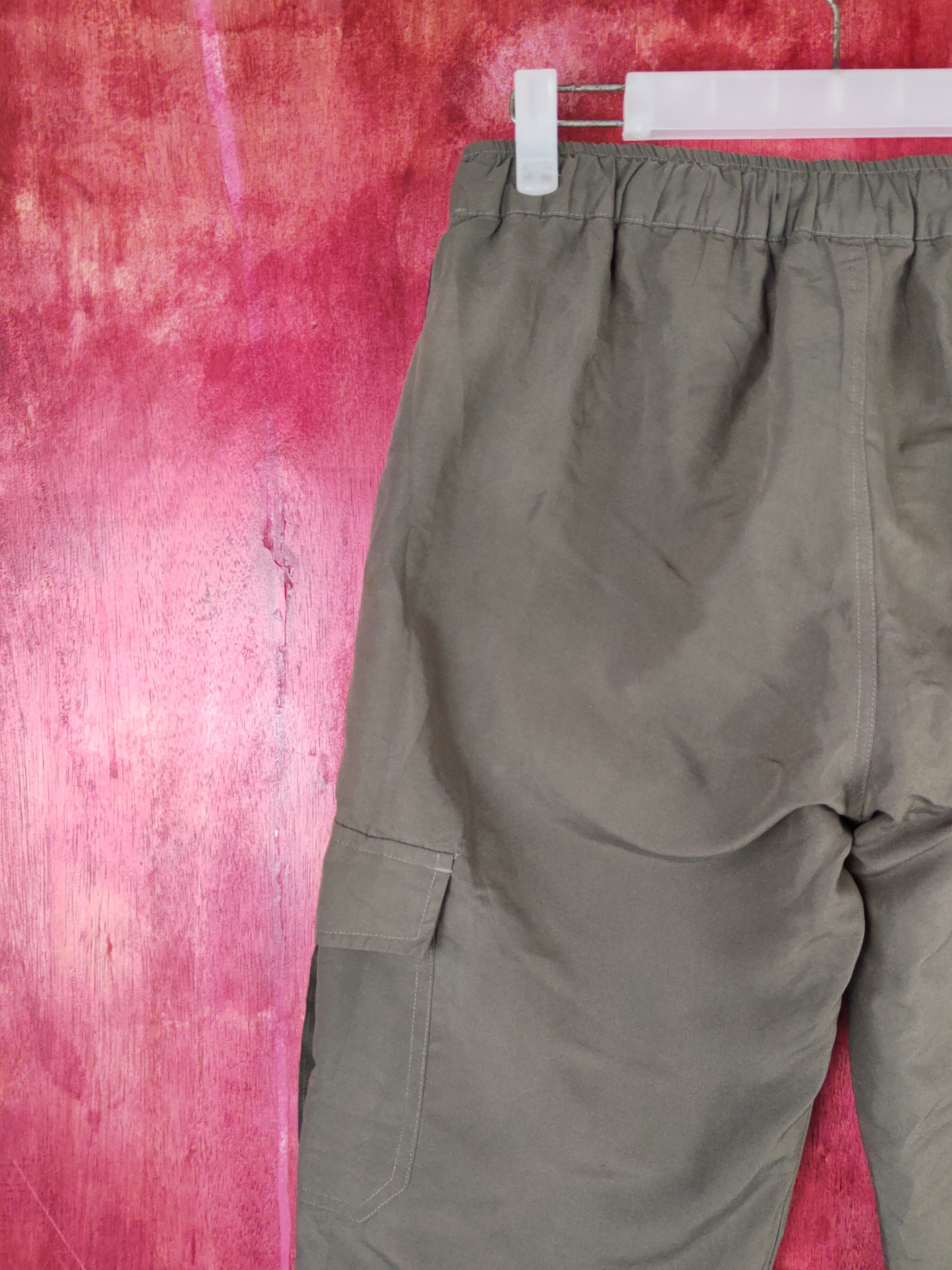 Japanese Brand Outdoor Olive Multipocket Sweatpants #S1351 Size US 28 / EU 44 - 9 Thumbnail