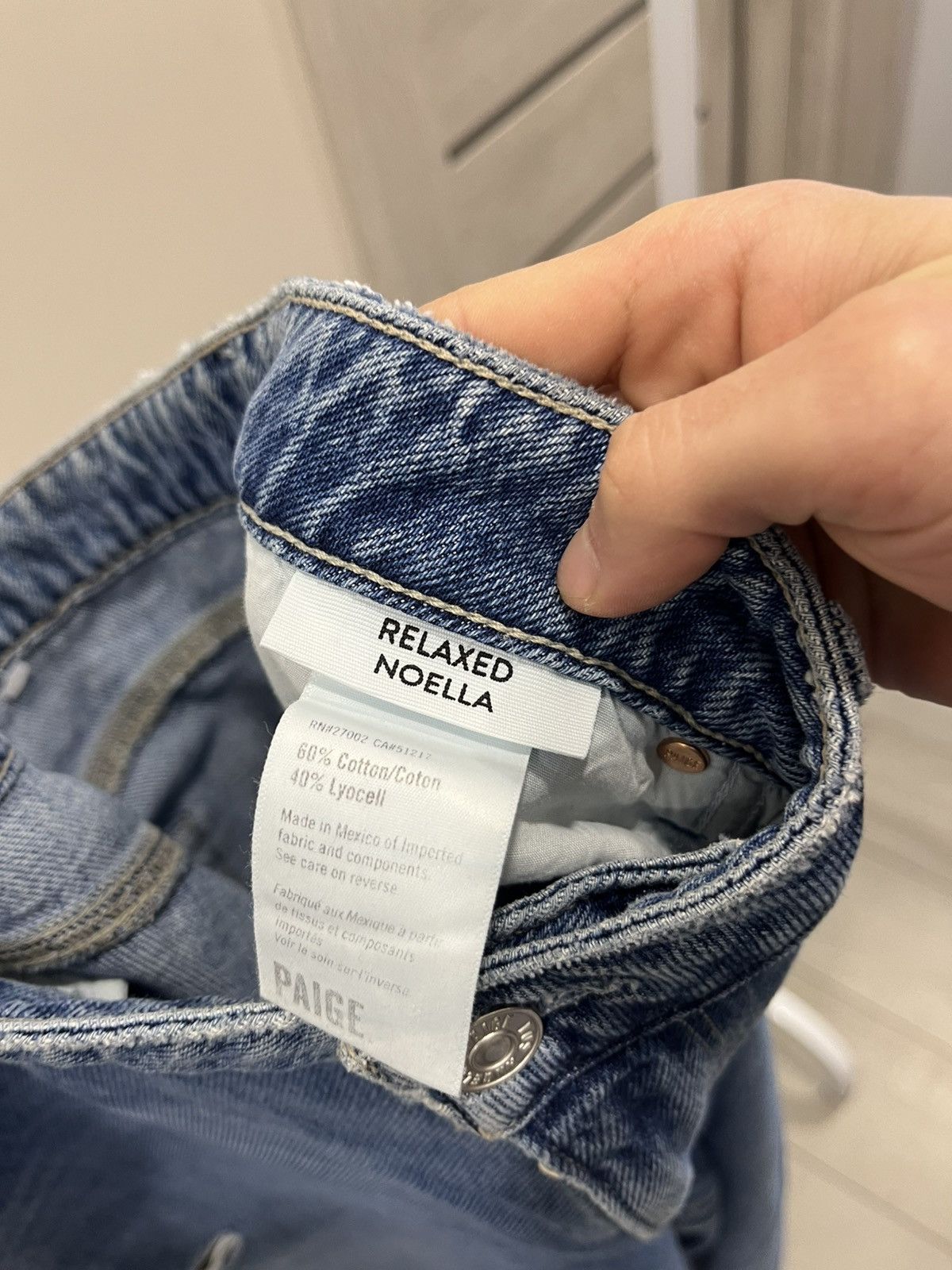 Paige Mens Blue Federal Denim Slim Fit Paige Jeans 30x32 Relaxed Size US 30 / EU 46 - 6 Thumbnail