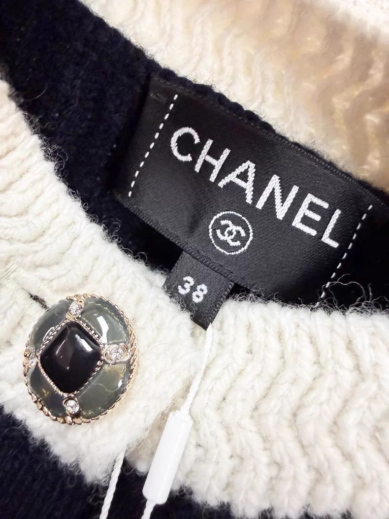 Chanel Chanel Black and white two-pocket cuffs double C logo long Size XS / US 0-2 / IT 36-38 - 5 Thumbnail