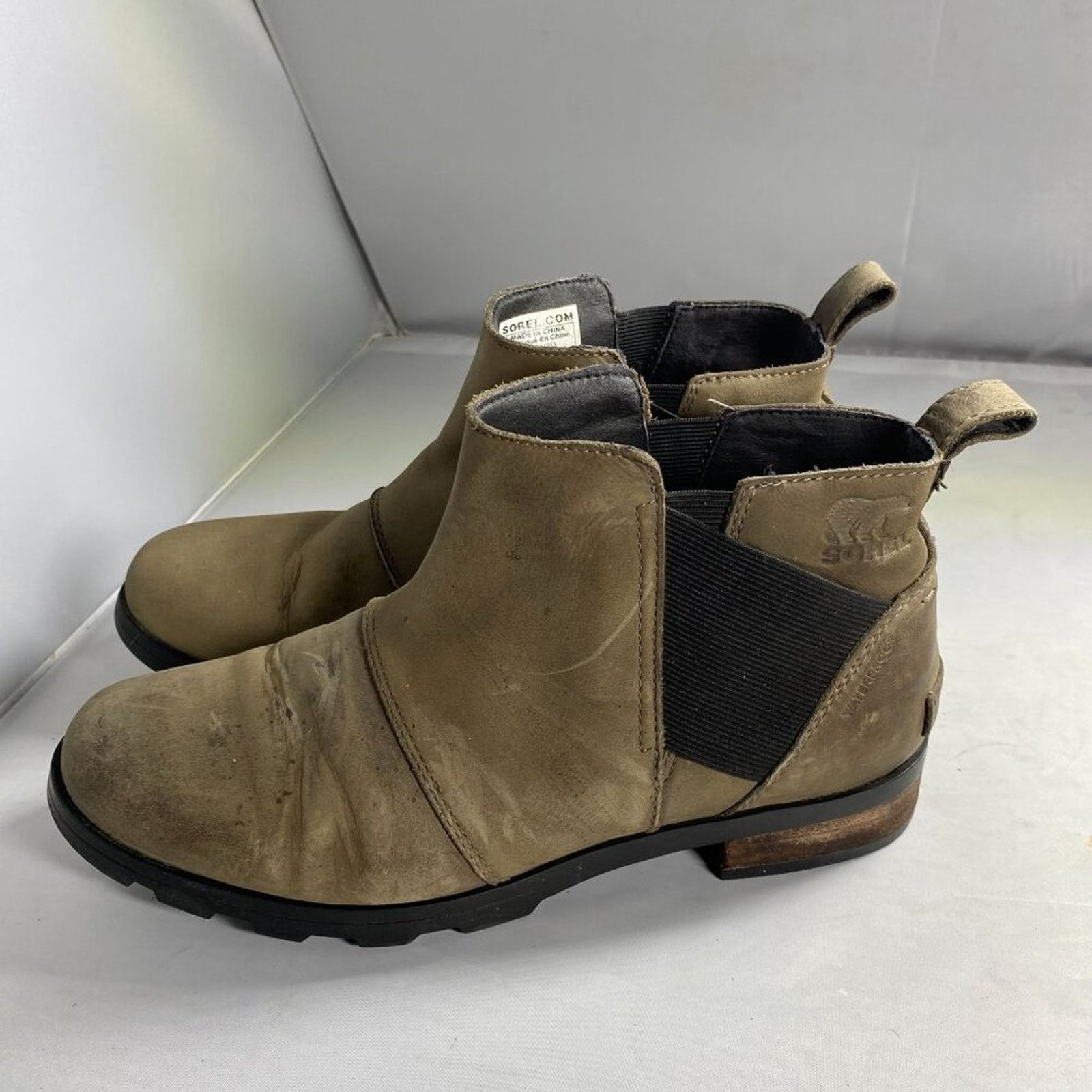 SOREL Sorel Emelie Chelsea Boot Size 8.5 Brown Leather Size US 8.5 / IT 38.5 - 1 Thumbnail