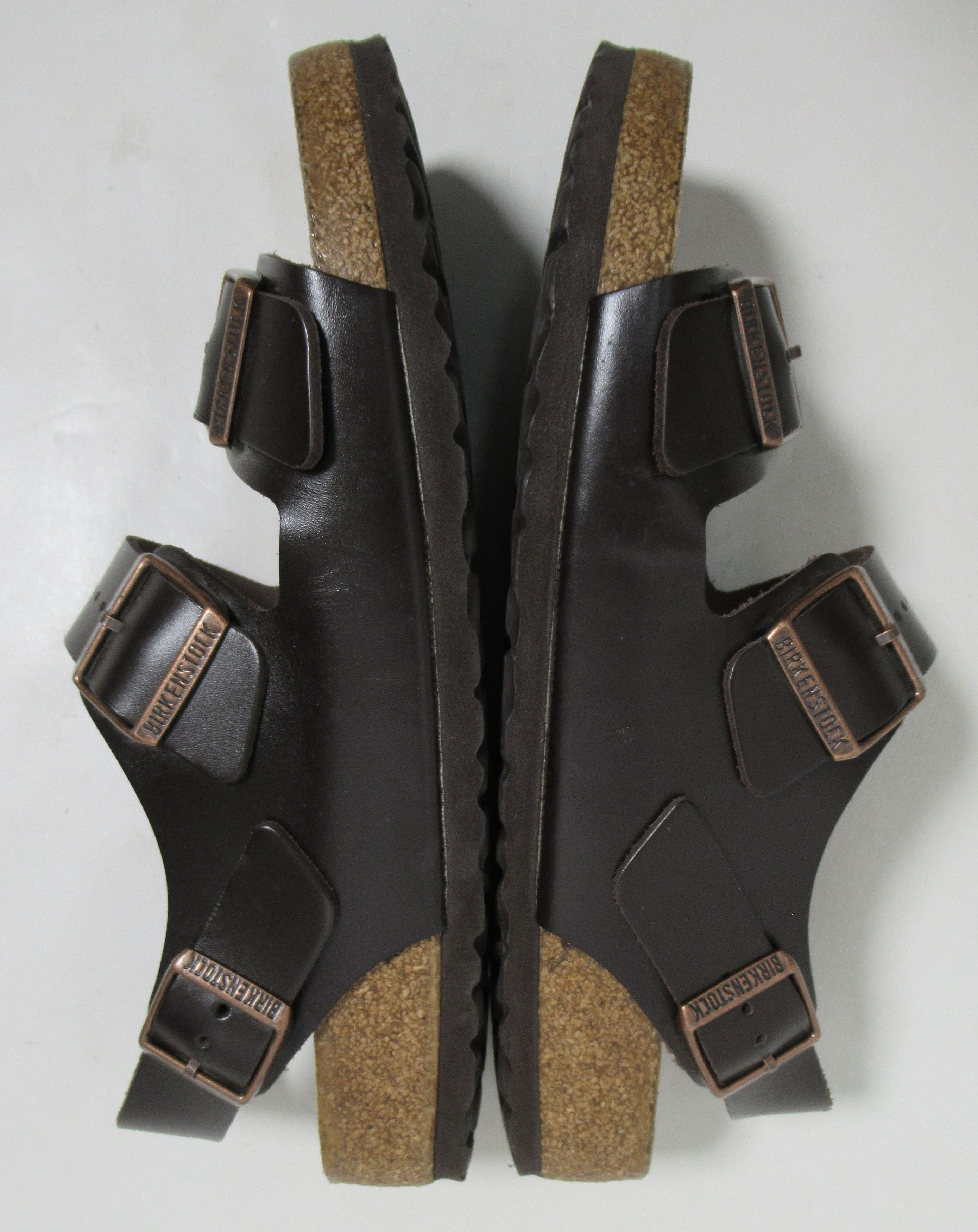 Birkenstock Birkenstock Milano Buckle Leather Sandals Brown 9 US M Size US 9 / EU 42 - 9 Thumbnail