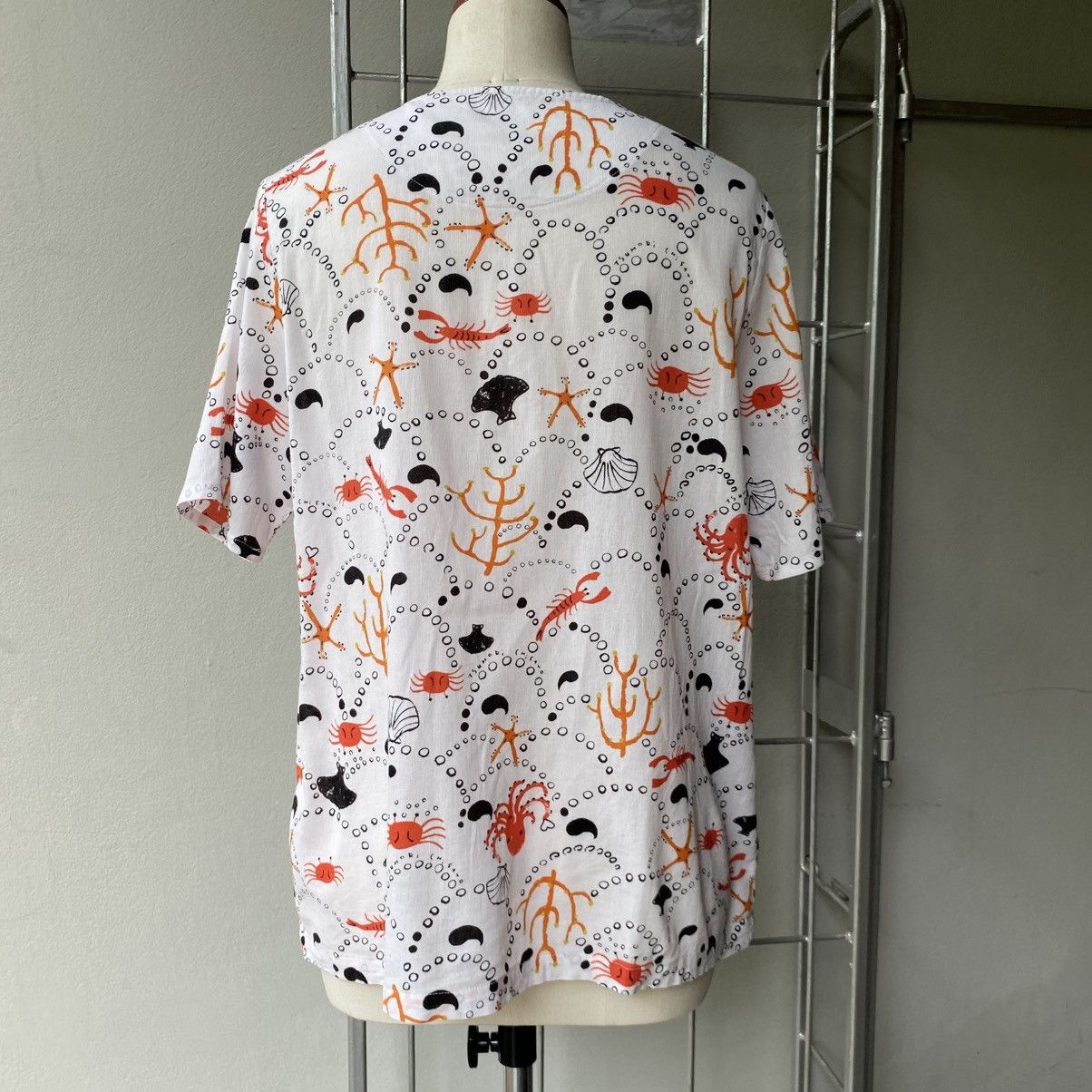 Tsumori Chisato Tsumori Chisato White Sea Life Print Blouse Size M / US 6-8 / IT 42-44 - 17 Thumbnail