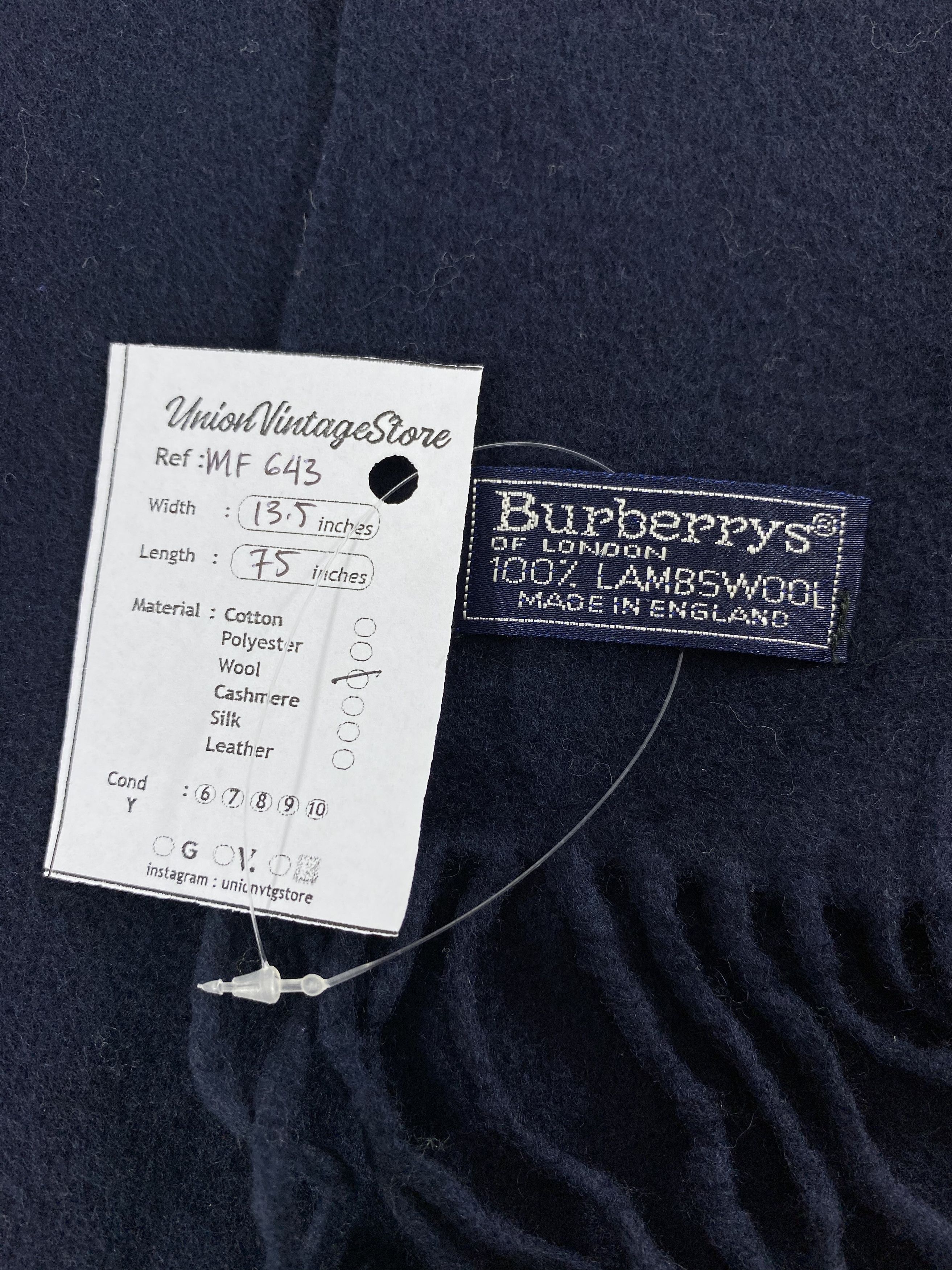 Burberry Vintage Burberry Scarf/Muffler/Neckwear MF643 Size ONE SIZE - 5 Thumbnail