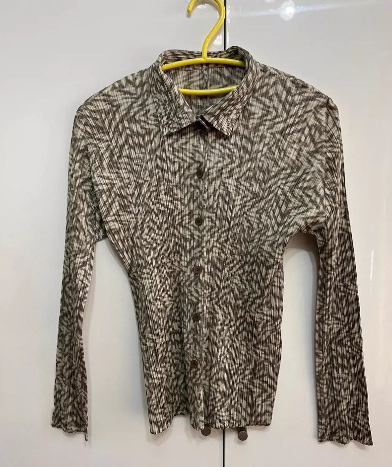 Issey Miyake Issey Miyake size:3 Bamboo leaf long sleeves Size M / US 6-8 / IT 42-44 - 1 Thumbnail