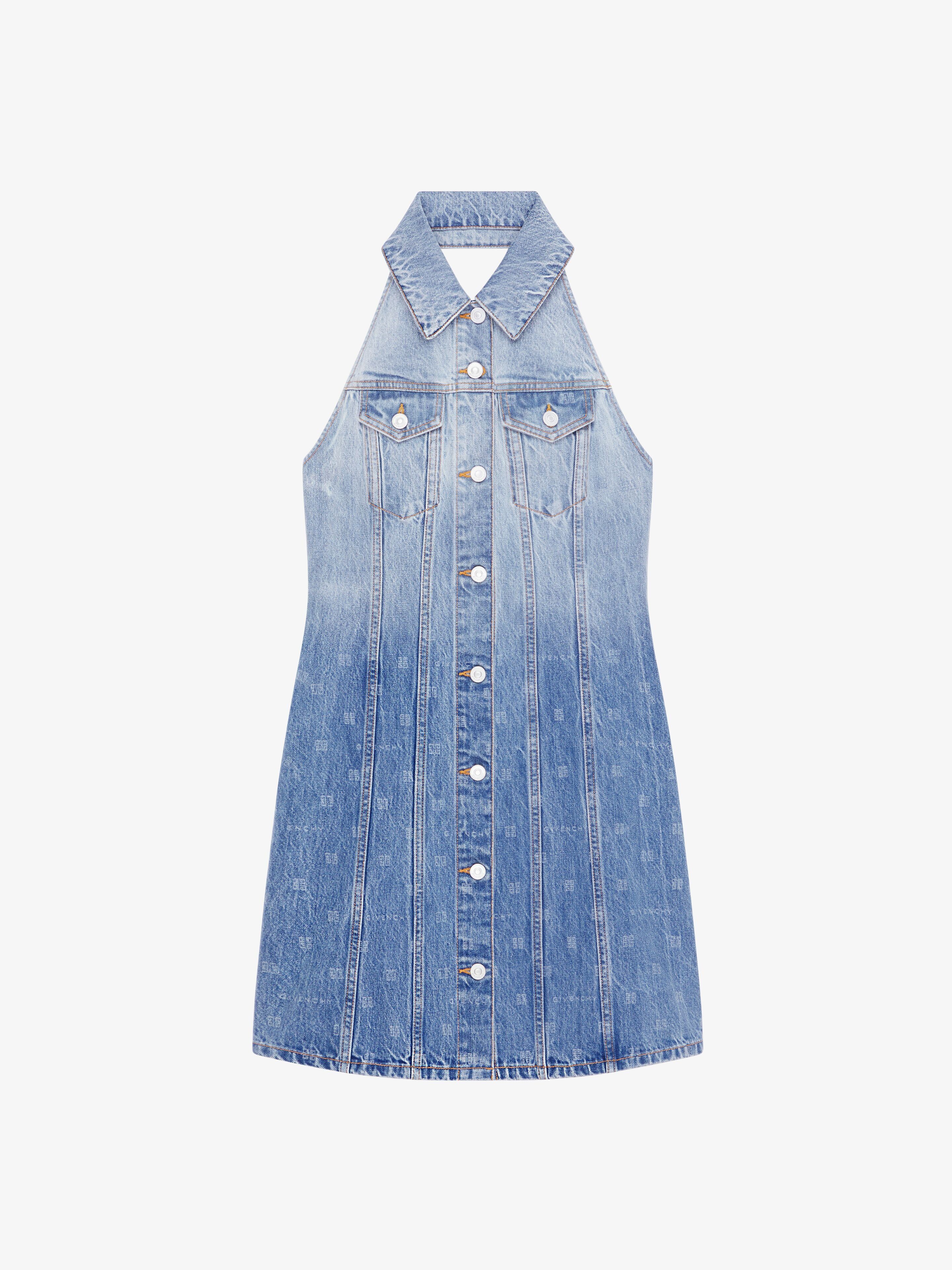 Givenchy o1loc1c0824 Dress in Denim Size M / US 6-8 / IT 42-44 - 1 Thumbnail