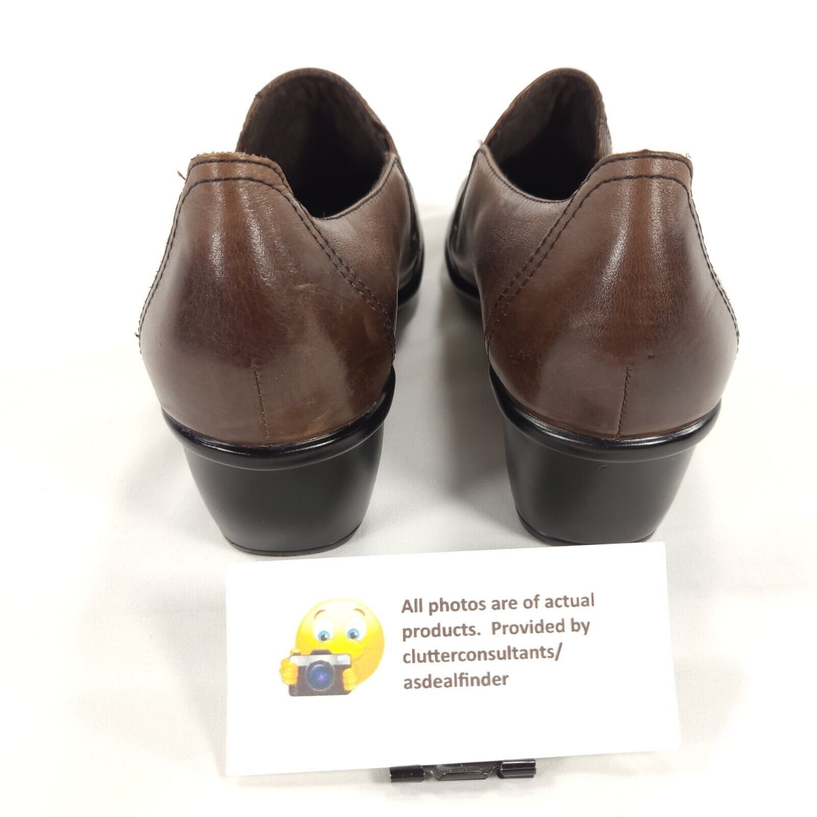 Clarks Clarks Partridge Block Heel Loafer Womens Size 8 89488 Brown Size US 8 / IT 38 - 3 Thumbnail