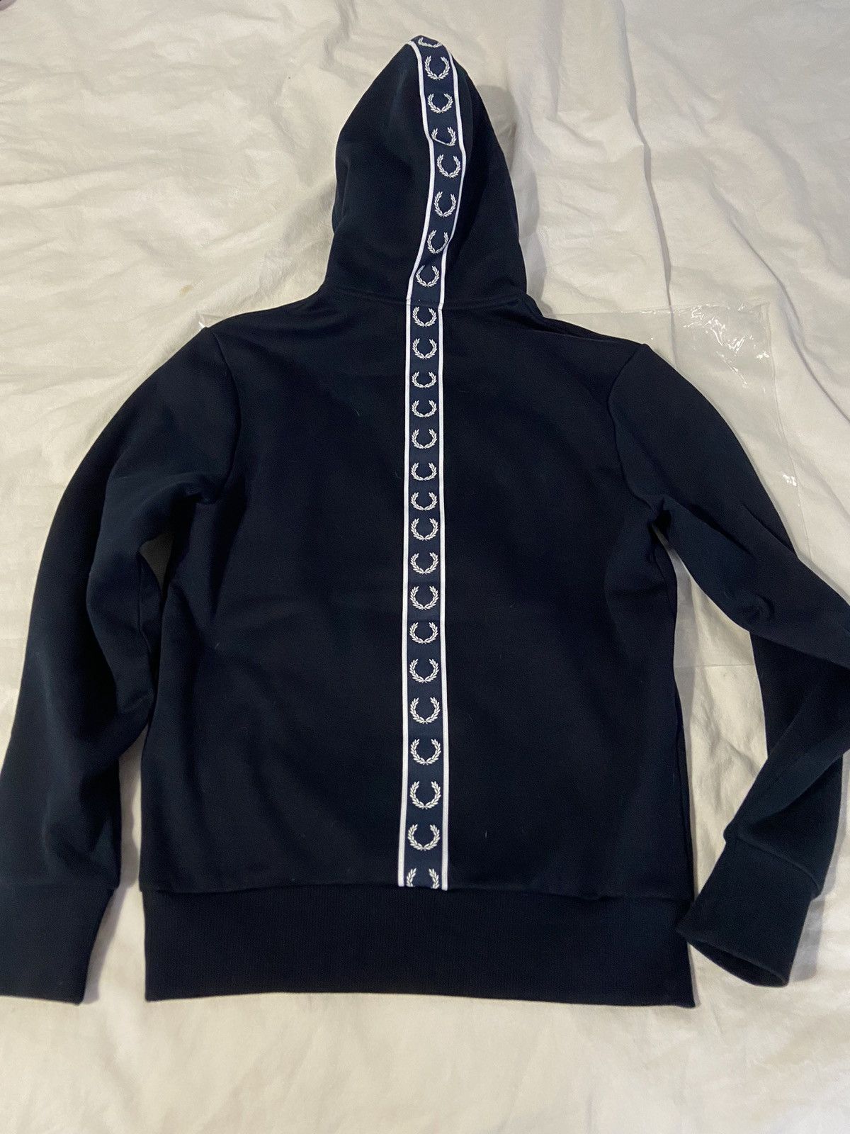 Designer × Fred Perry (UK Release) Fred Perry Single Stripe Pullover Hoodie Size US S / EU 44-46 / 1 - 5 Thumbnail