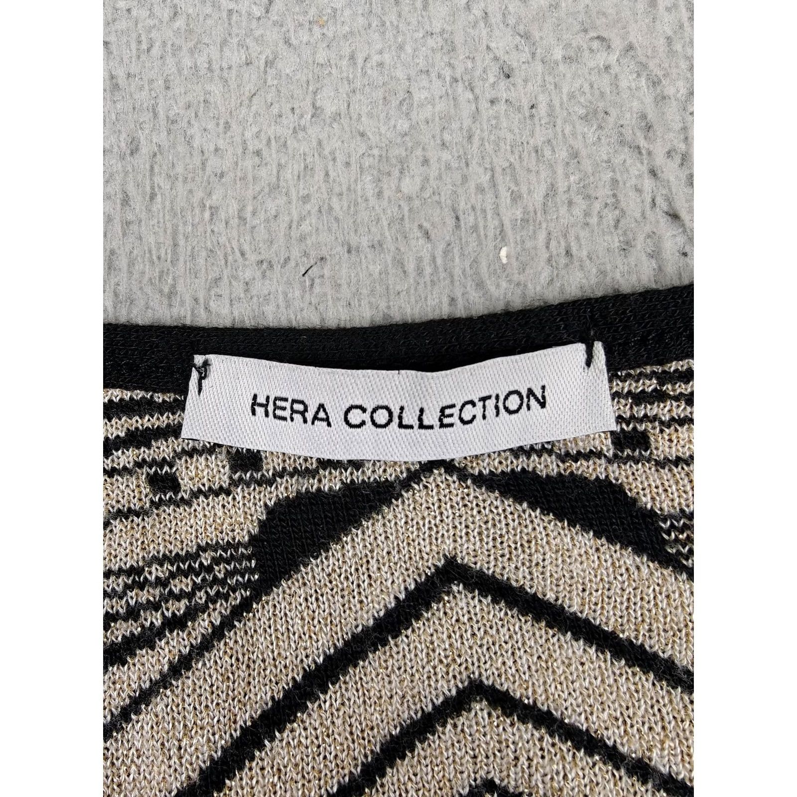 Vintage VINTAGE Hera Collection Sweater Womens L Black Aztec Tribal Crop Pullover Geometric Knit Size L / US 10 / IT 46 - 2 Thumbnail