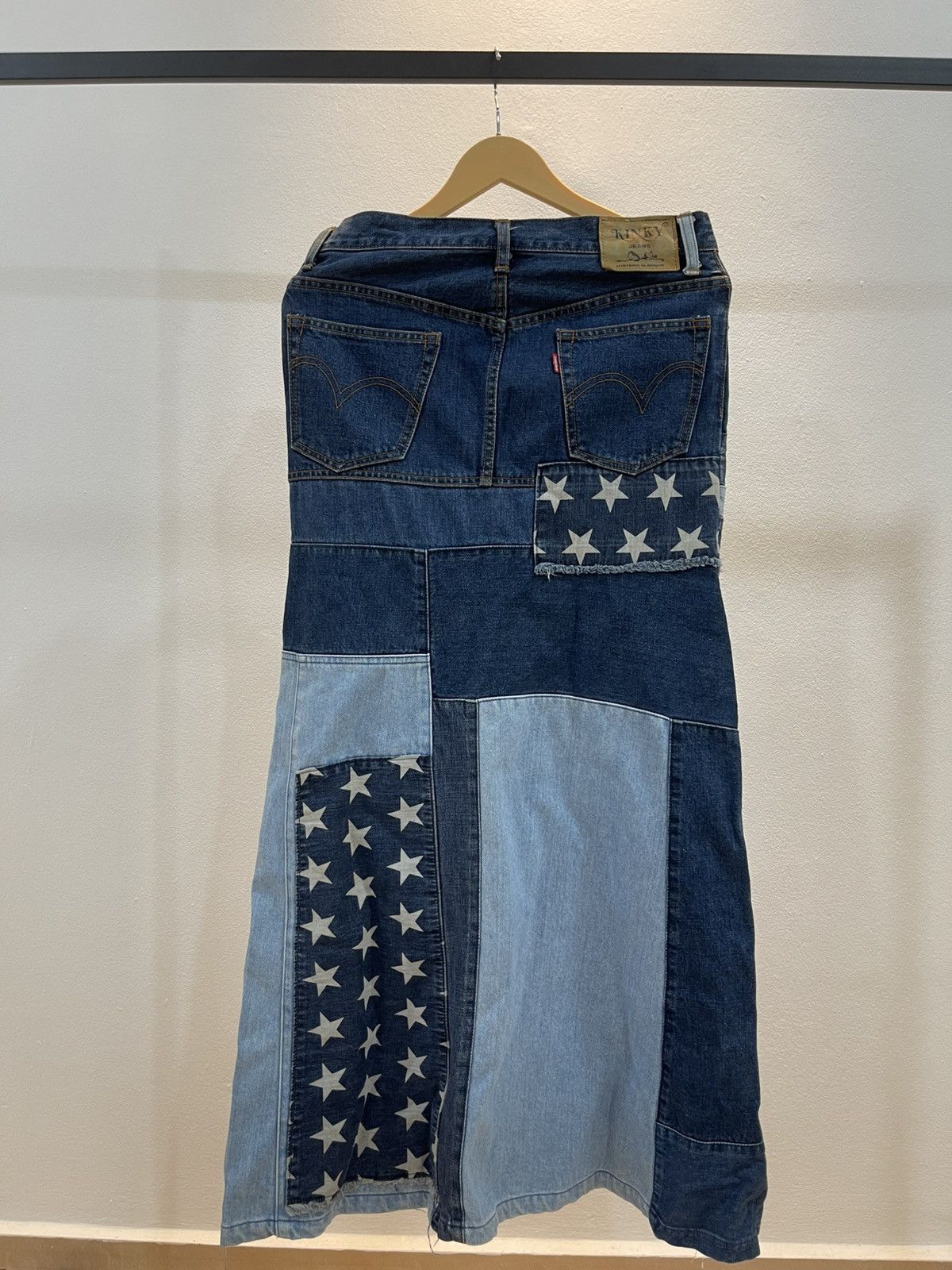 Hysteric Glamour Hysteric Glamour Kinky Star Patchwork Long Skrit Size 30" / US 8 / IT 44 - 2 Thumbnail
